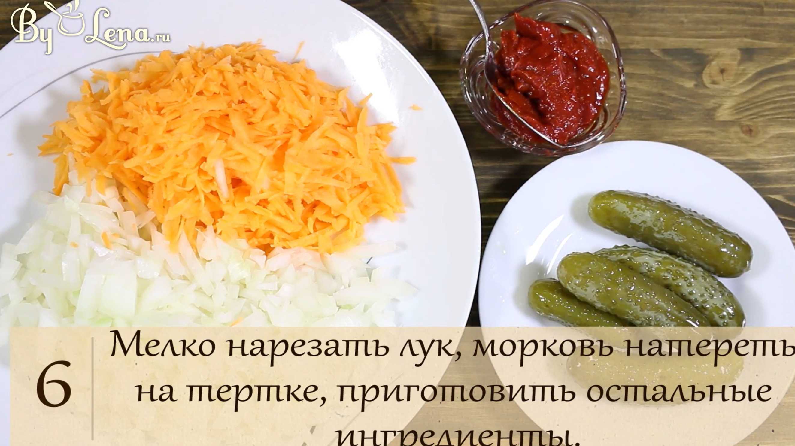 Solyanka simple - Étape 4