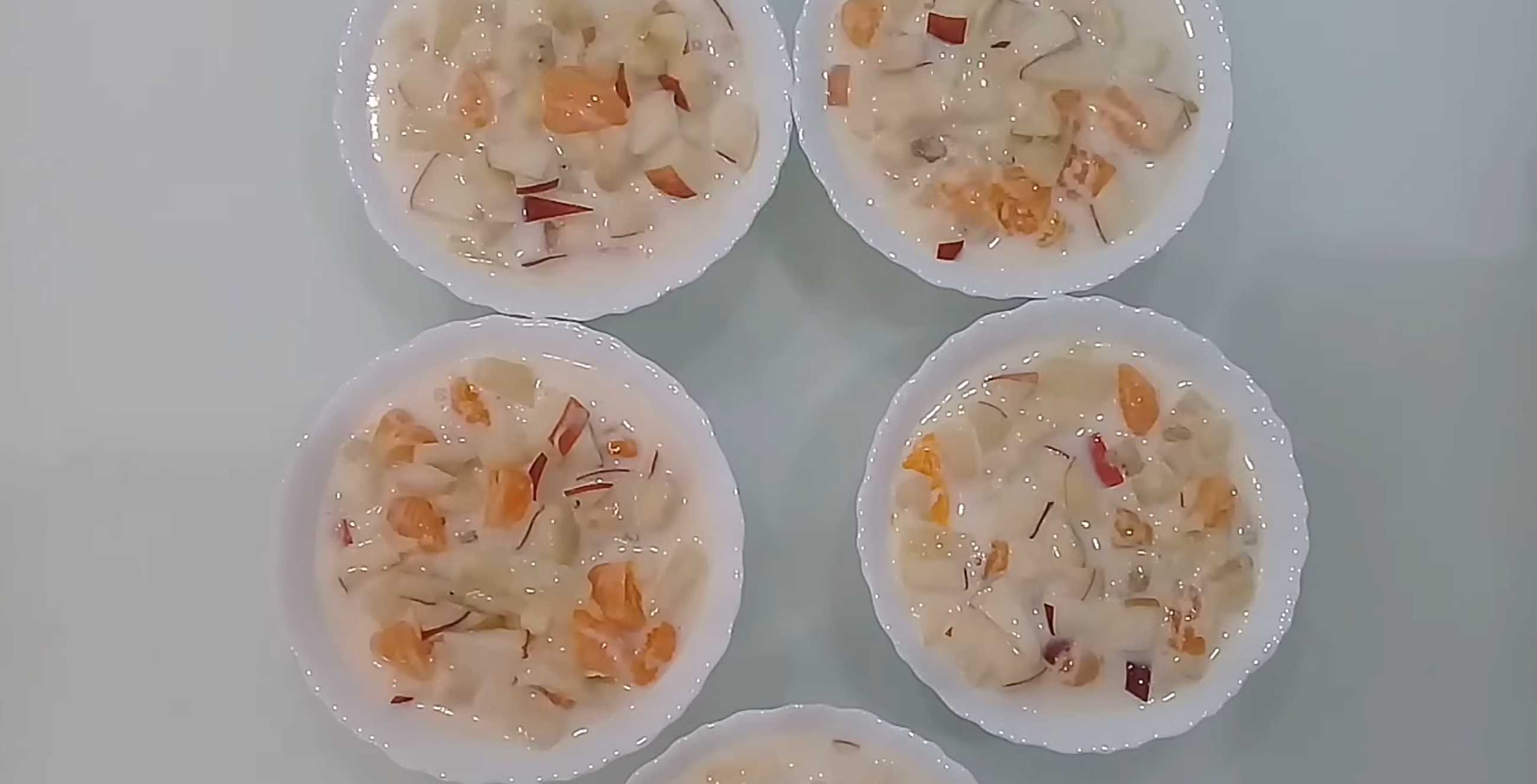 Salade de fruits en gelée de lait - Étape 7