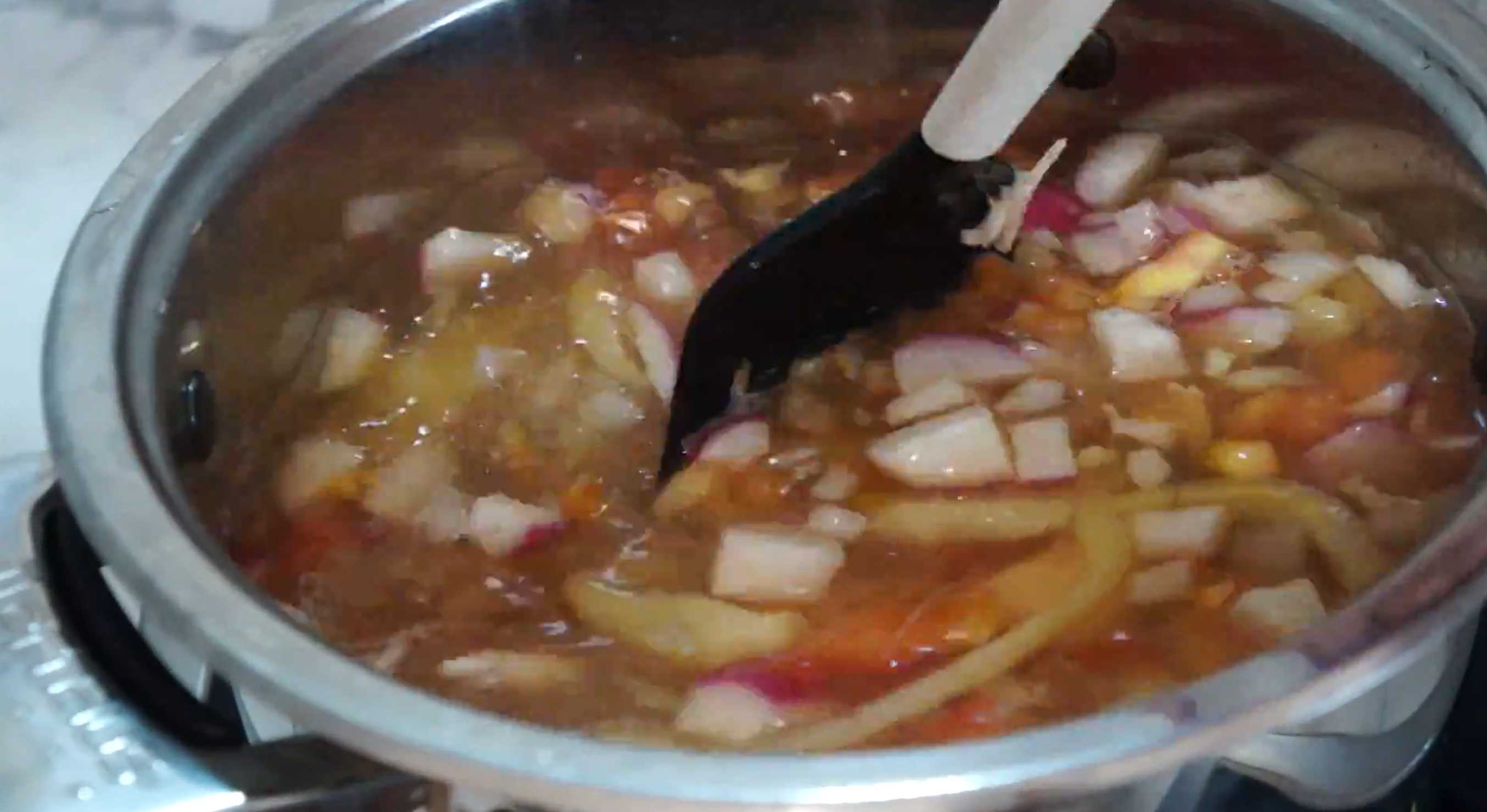 Soupe de nouilles au poulet chinoise - Étape 9