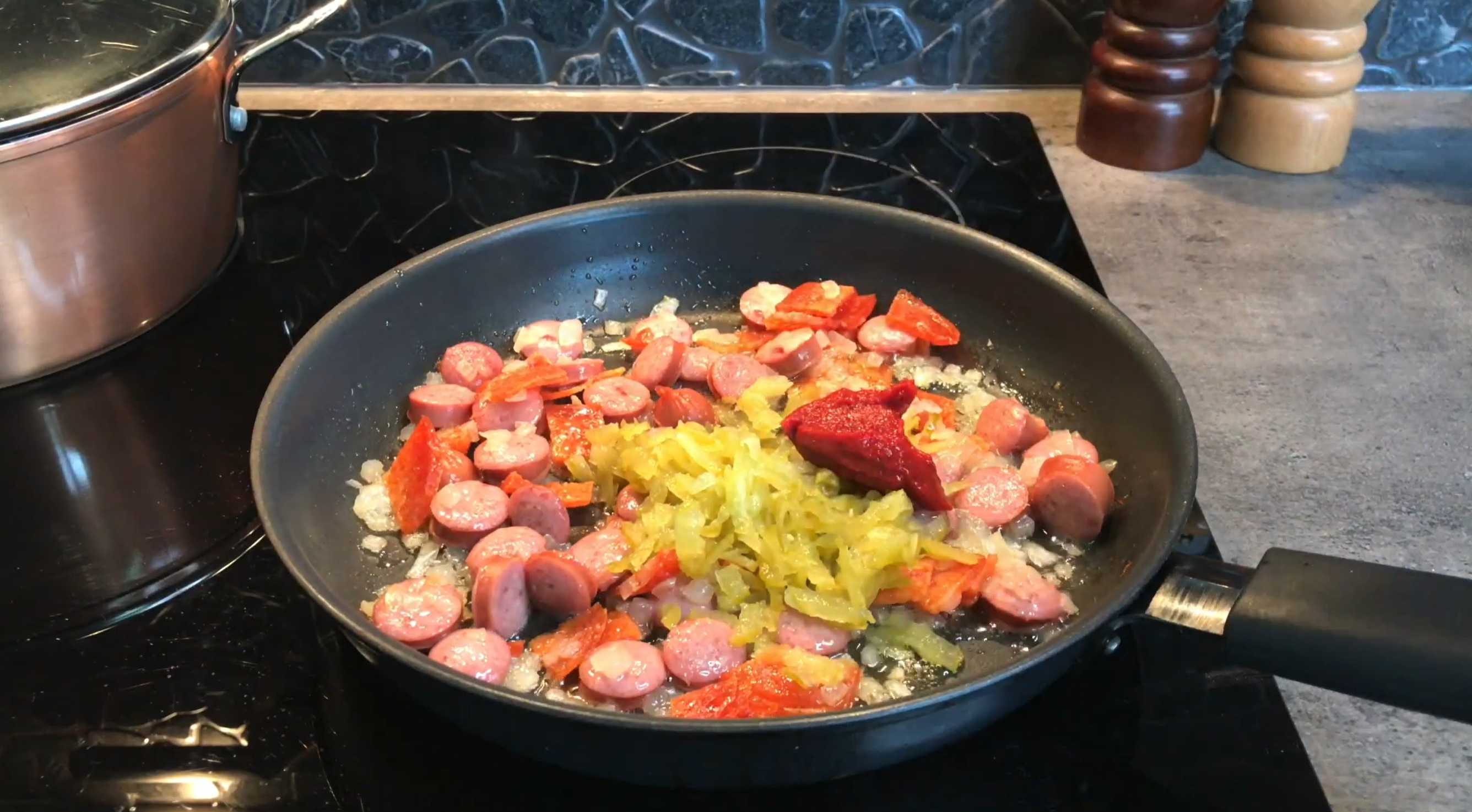 Solyanka à la poêle - Étape 5