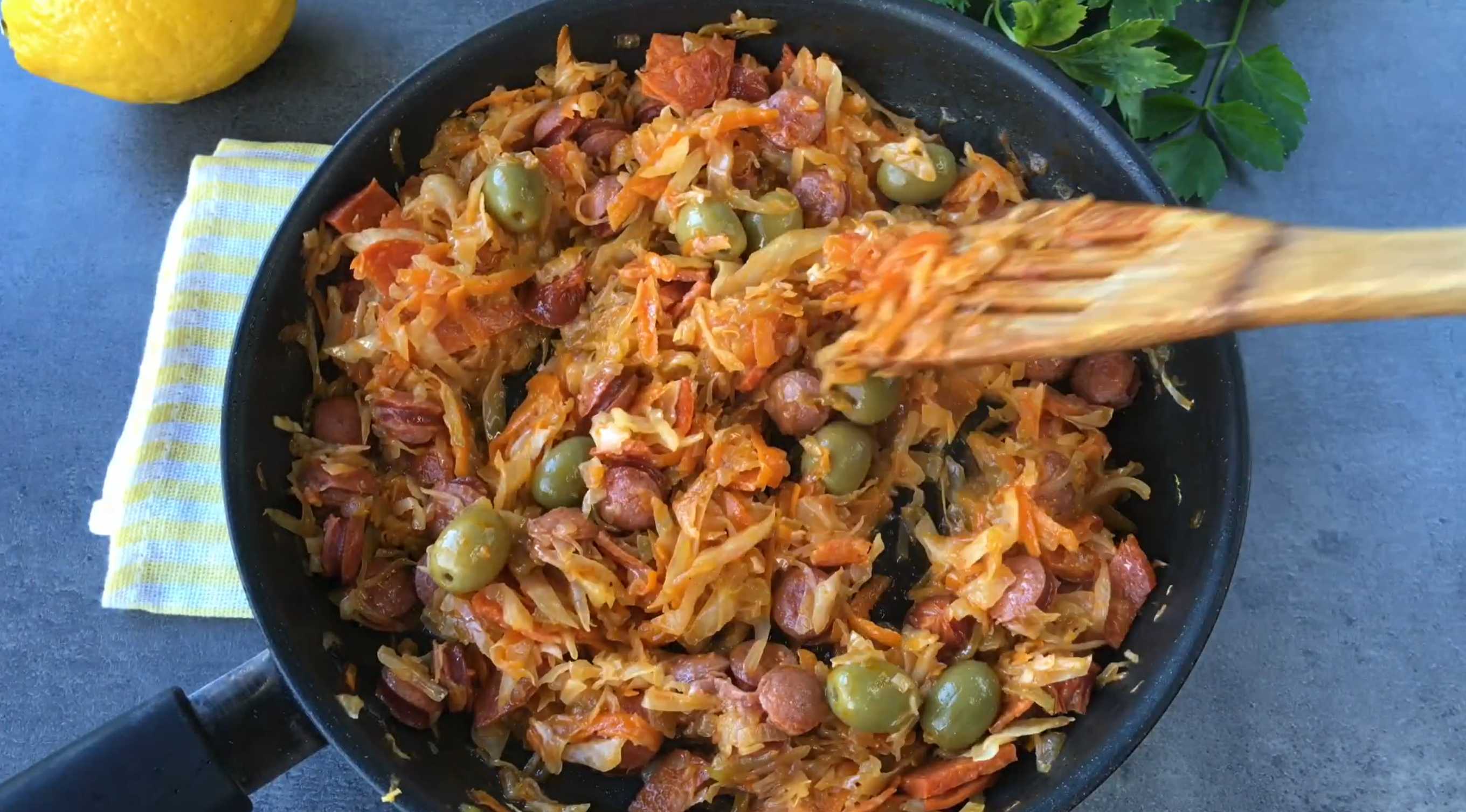 Solyanka à la poêle - Étape 9