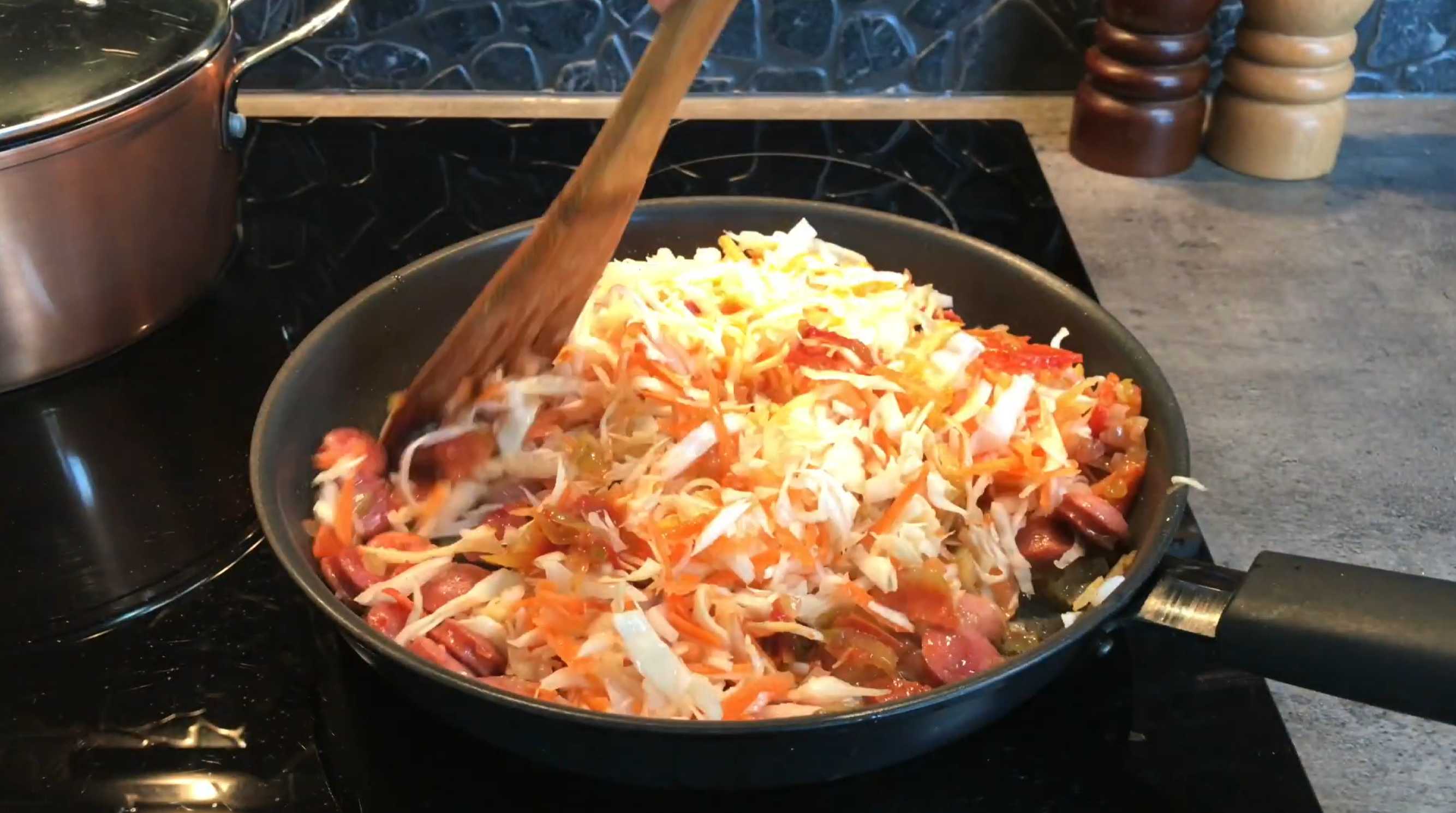 Solyanka à la poêle - Étape 6