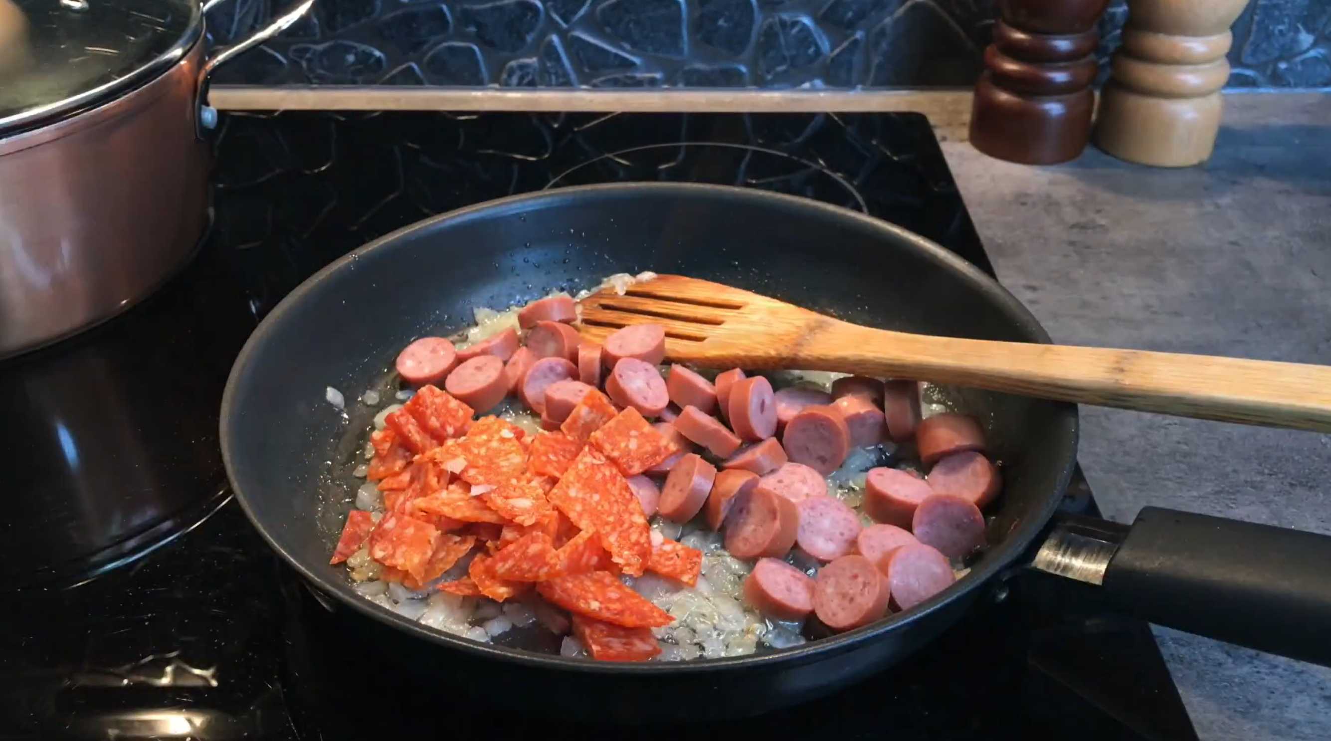 Solyanka à la poêle - Étape 3