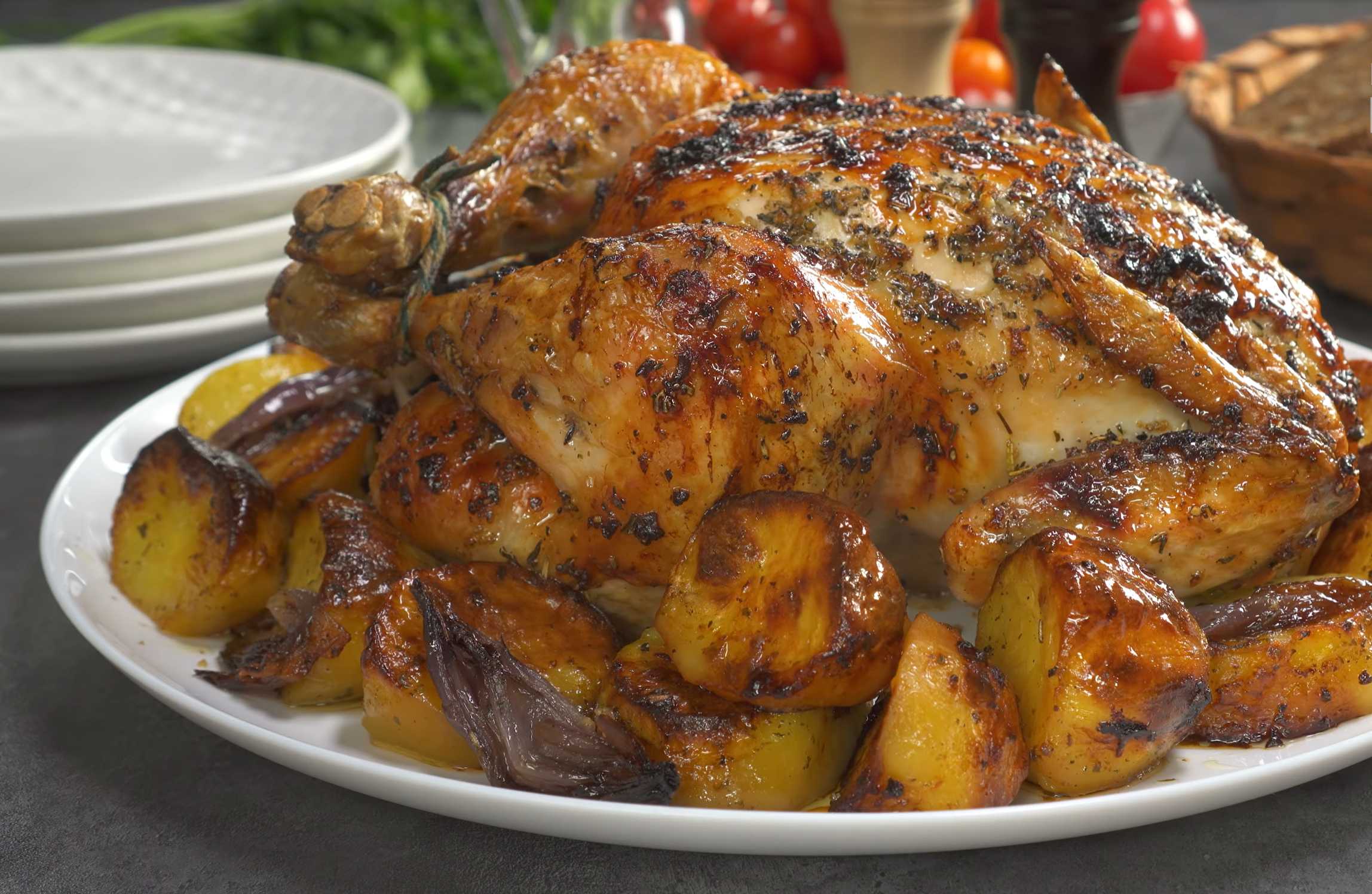 Poulet aux herbes provençales et pommes de terre - Étape 12