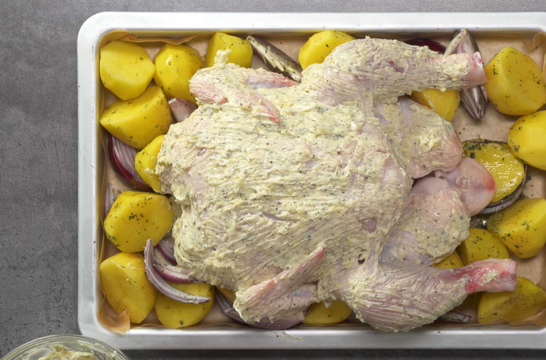 Poulet aux herbes provençales et pommes de terre - Étape 8