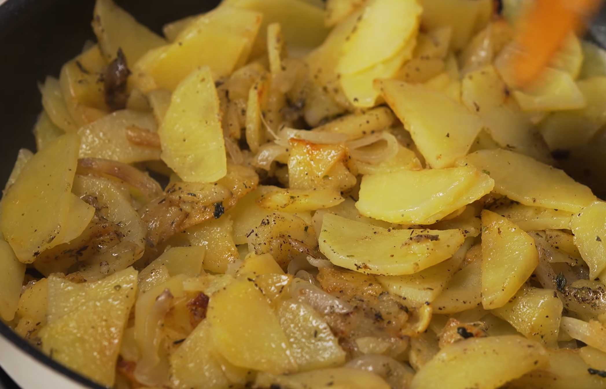 Pommes de terre sautées aux chanterelles - Étape 10