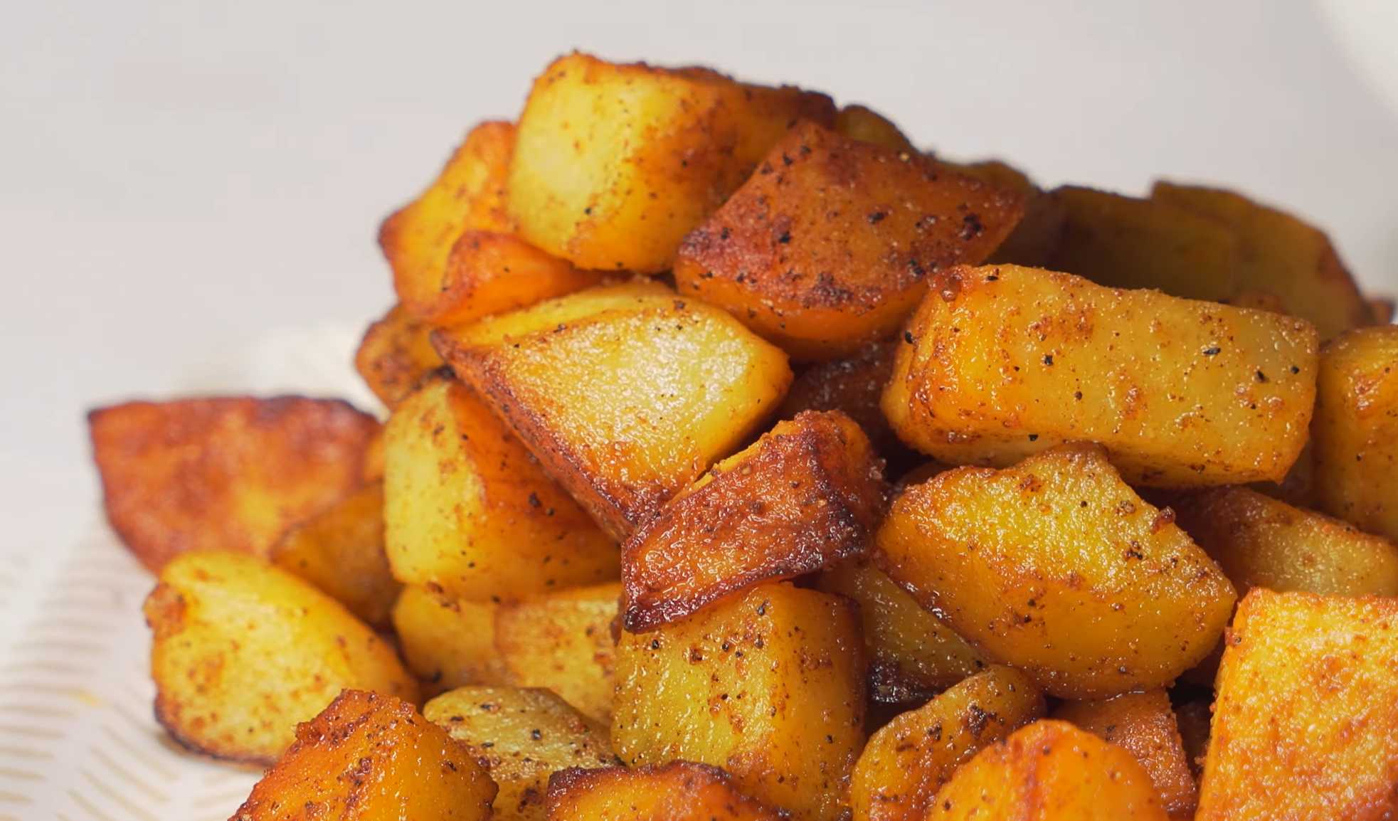 Pommes de terre frites dorées à la poêle - Étape 8