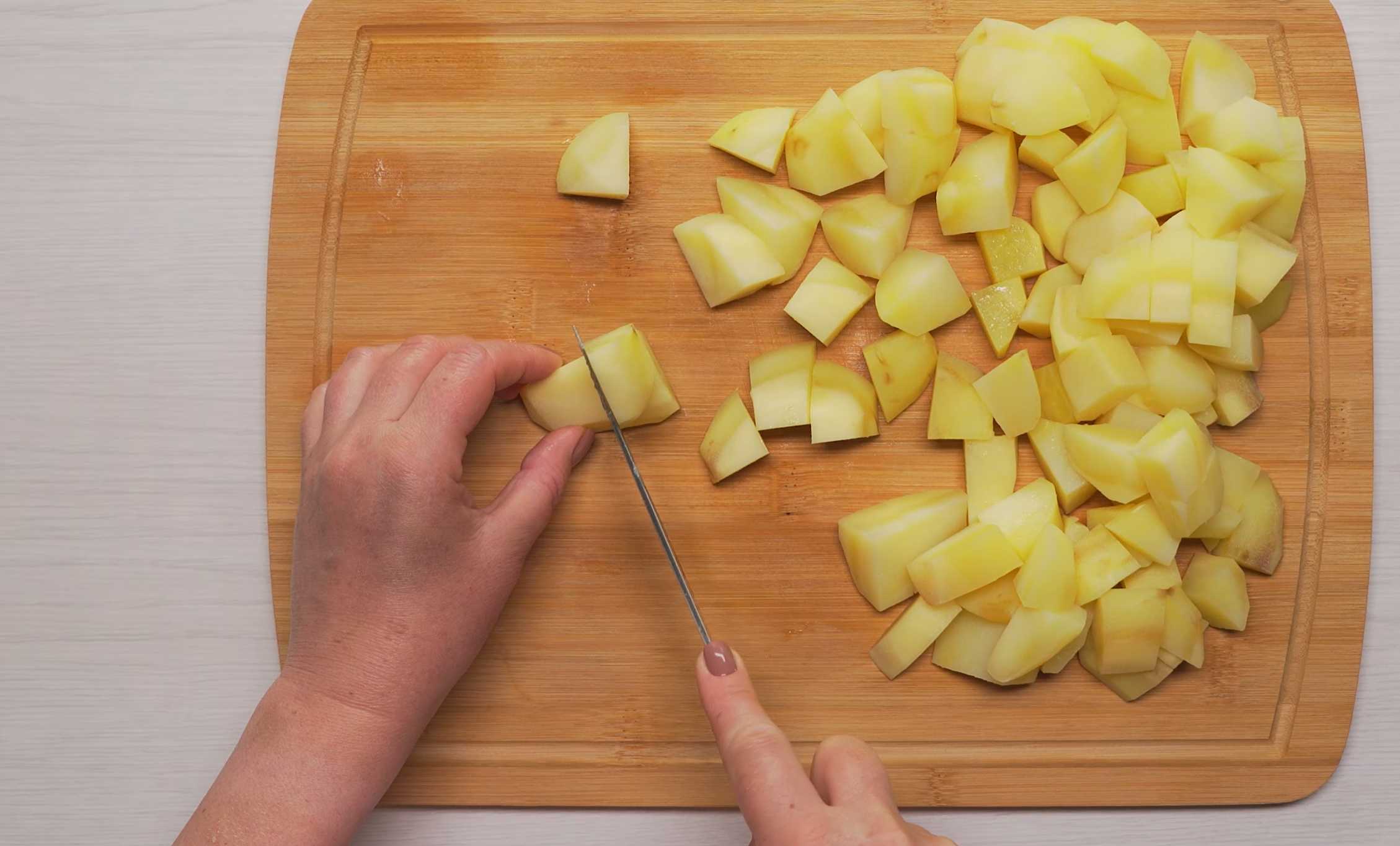 Pommes de terre frites dorées à la poêle - Étape 3