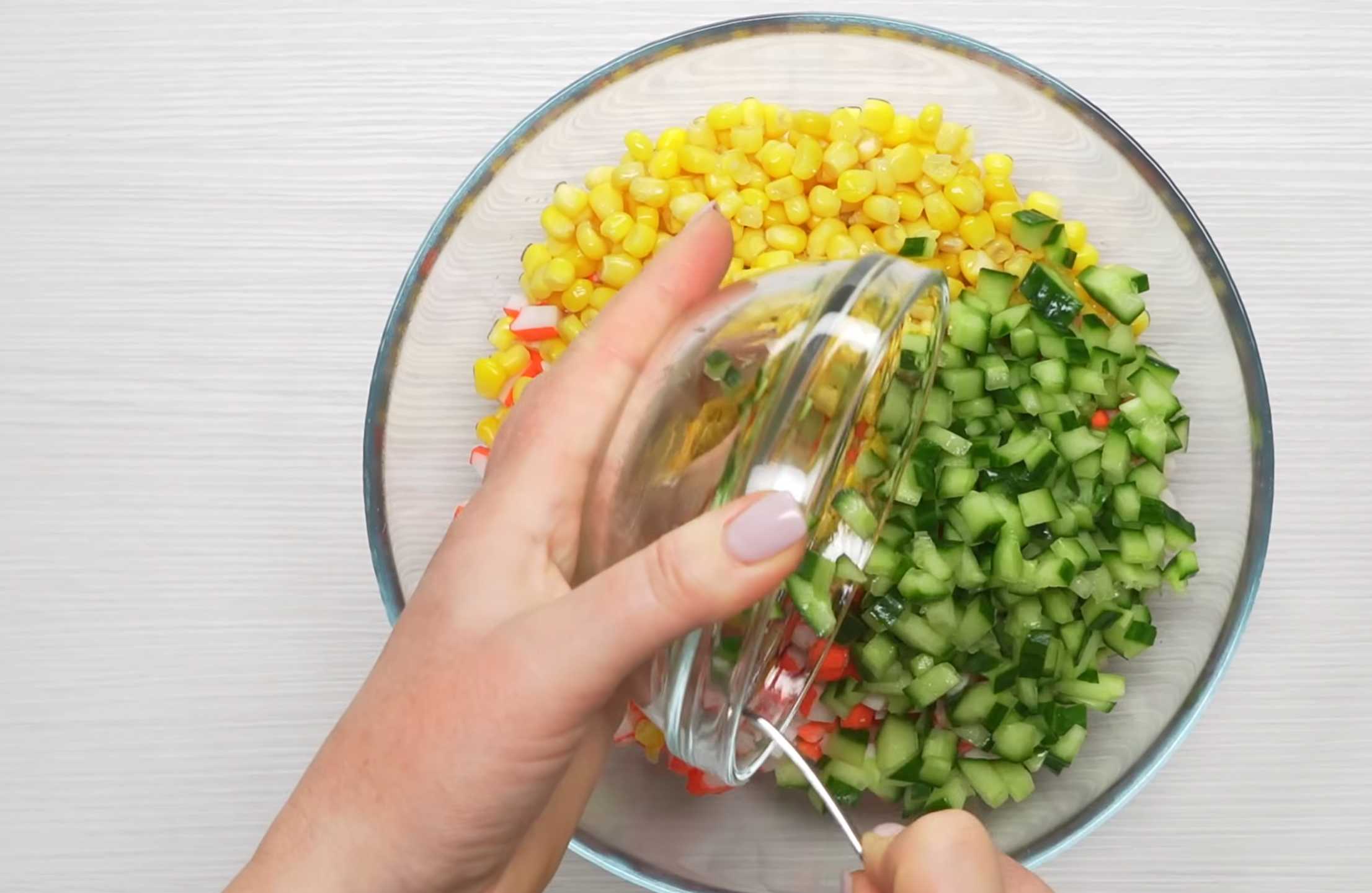 Salade de crabe classique - Étape 4