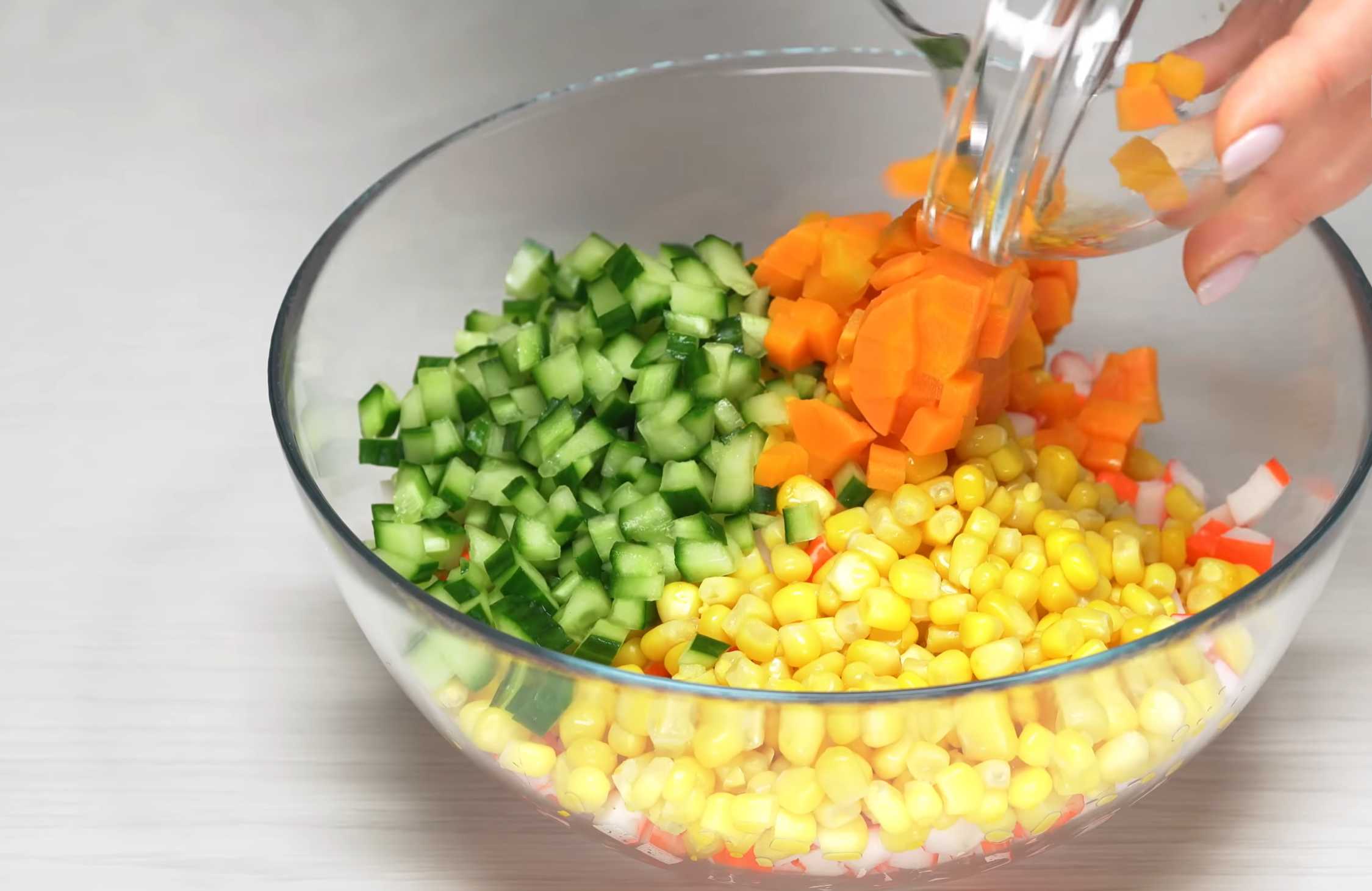 Salade de crabe classique - Étape 5