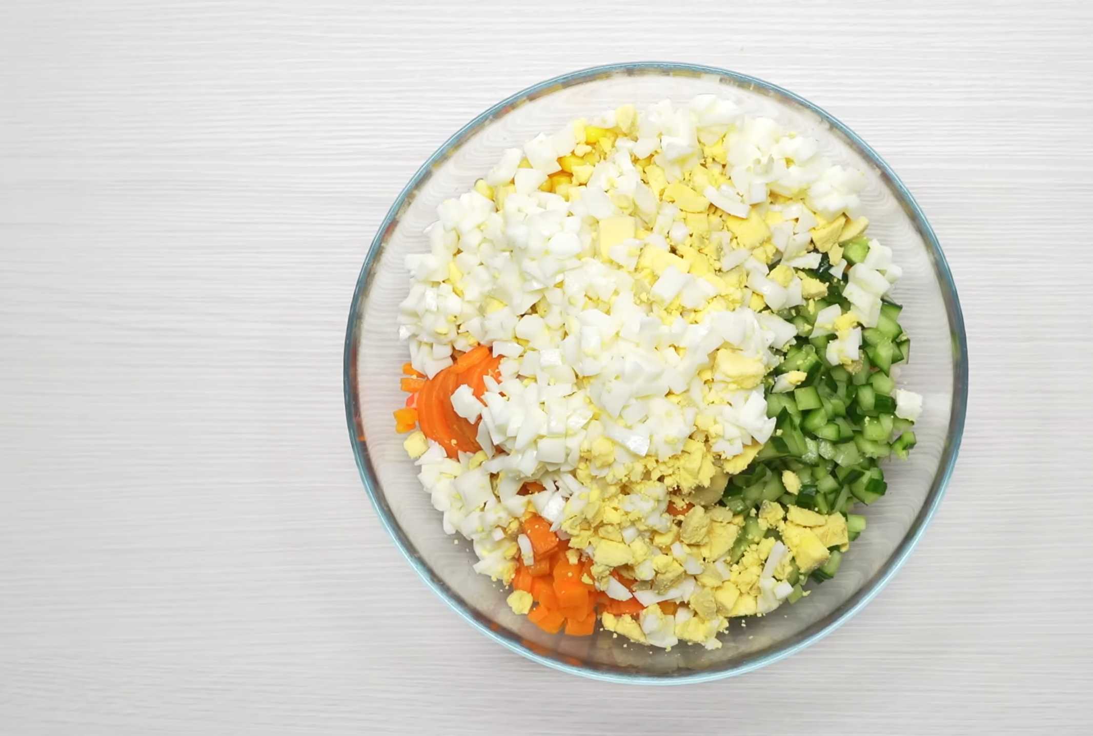 Salade de crabe classique - Étape 6