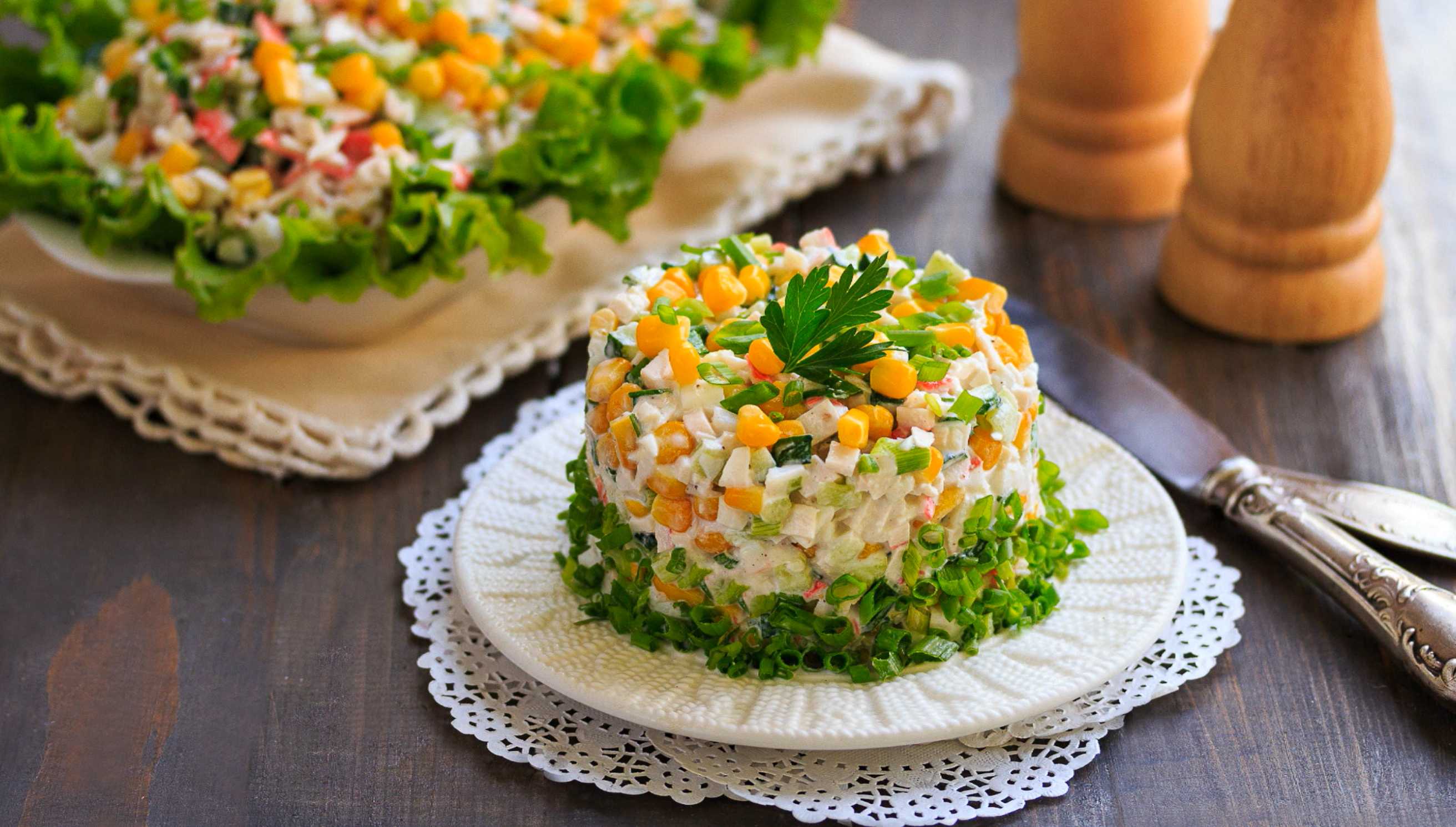 Salade de crabe au maïs et au concombre - Étape 9