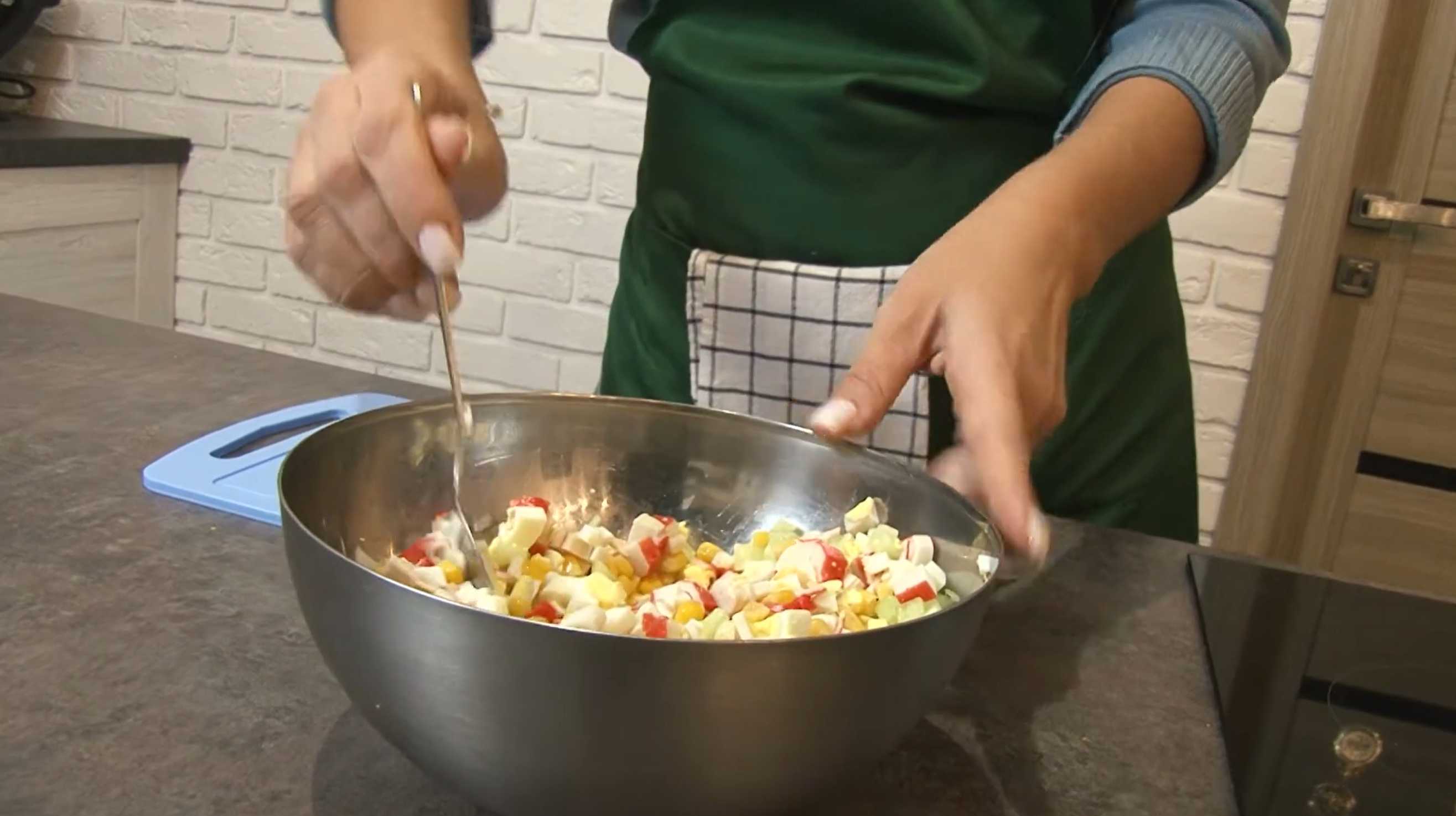 Salade de crabe saine - Étape 5