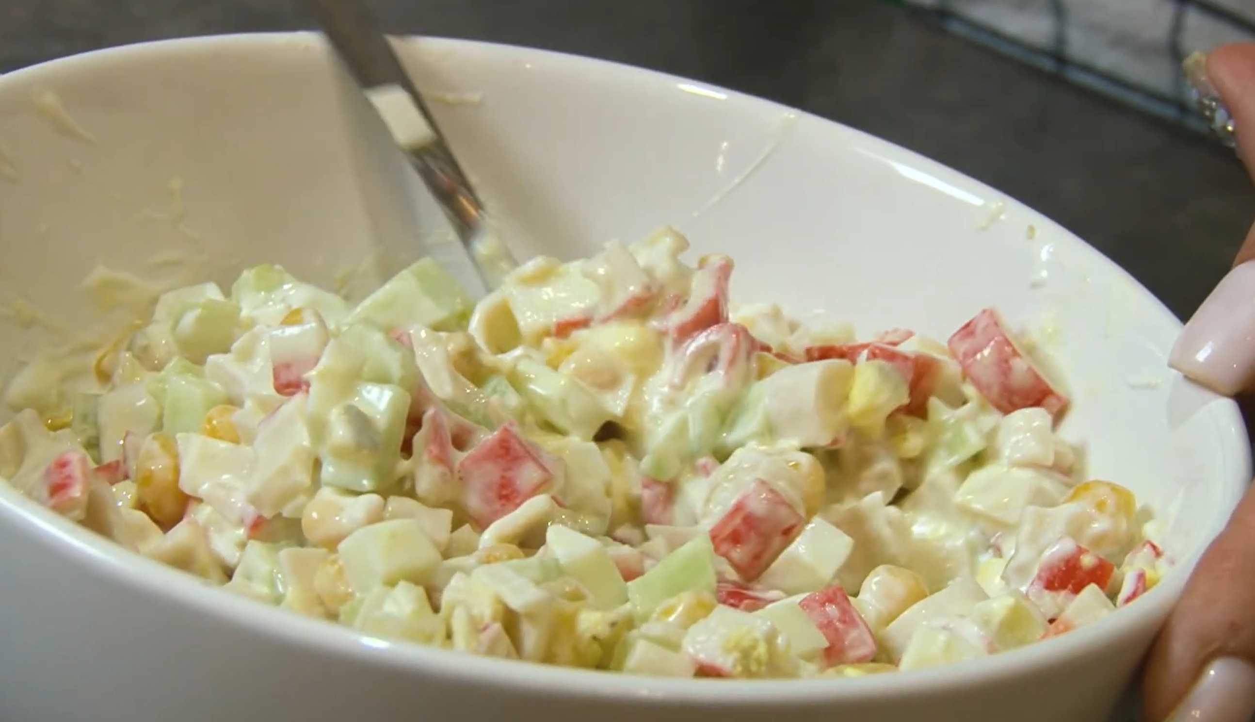 Salade de crabe saine - Étape 6