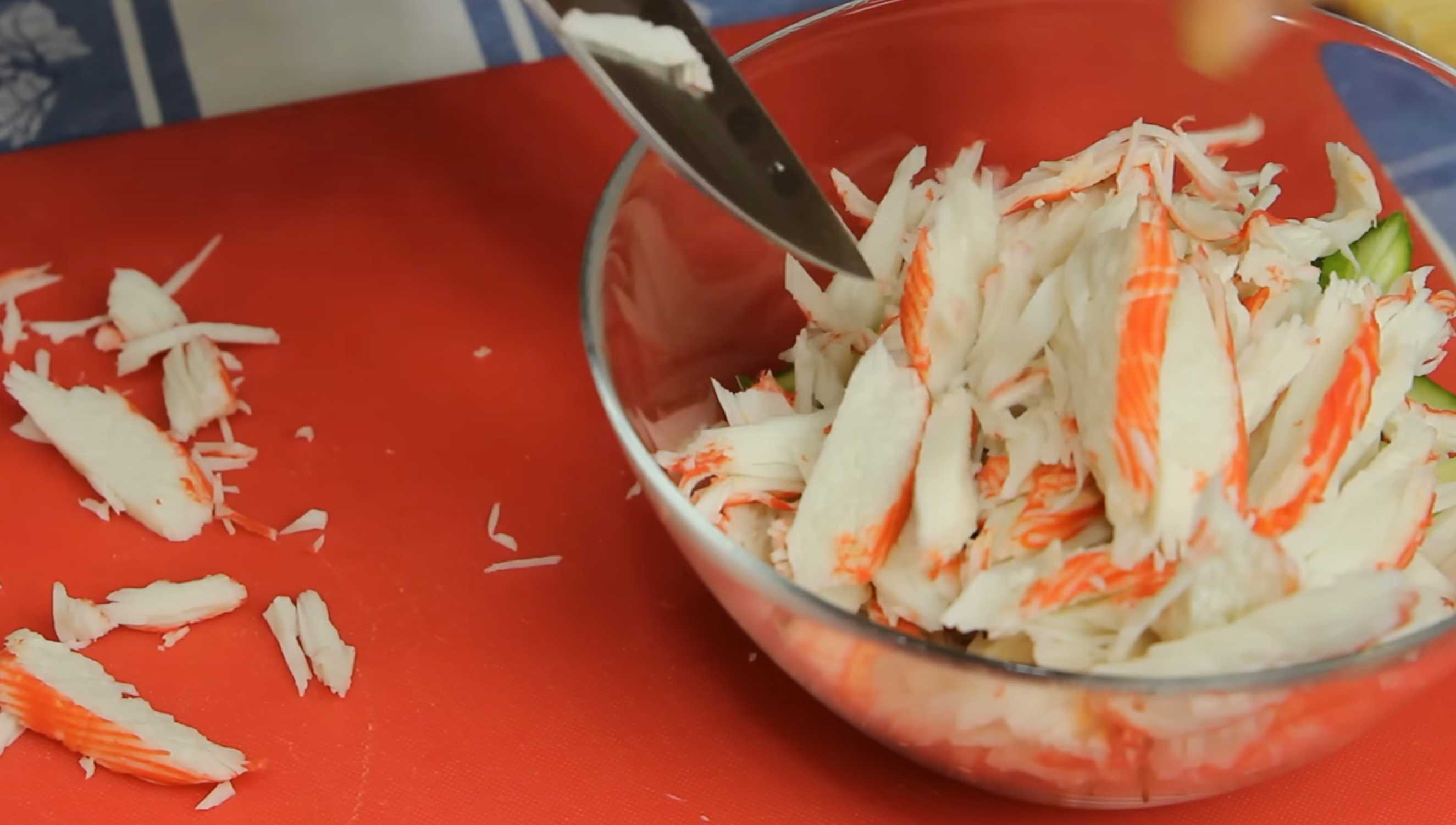 Salade de crabe sans maïs - Étape 2