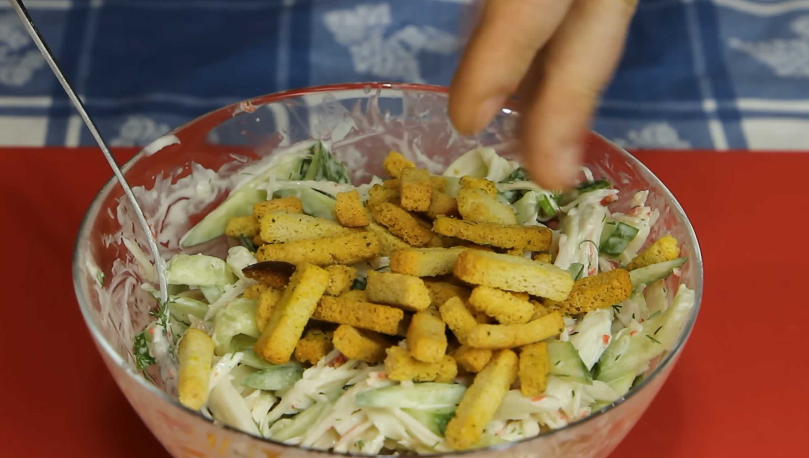 Salade de crabe sans maïs - Étape 6