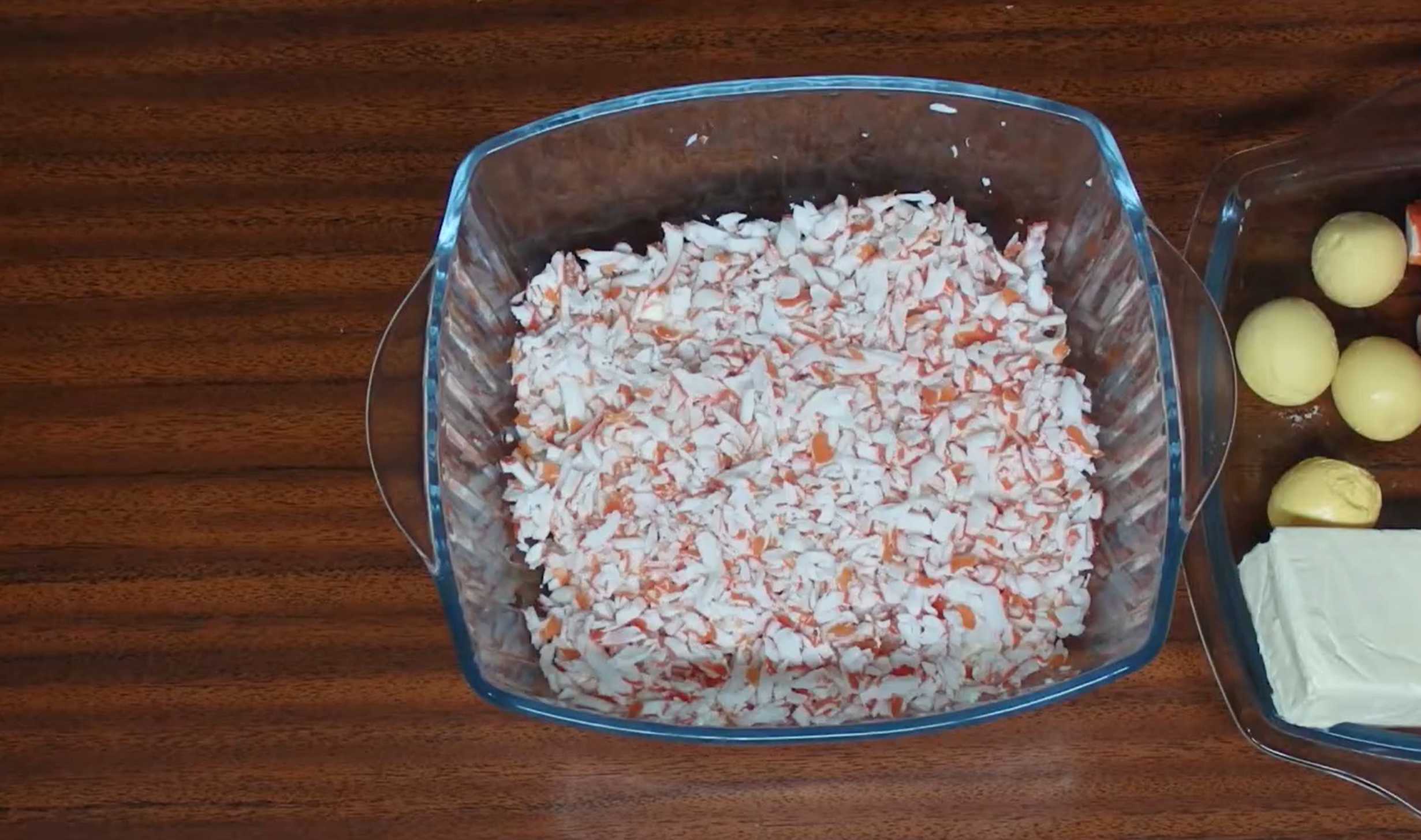 Salade de crabe aux pommes - Étape 3