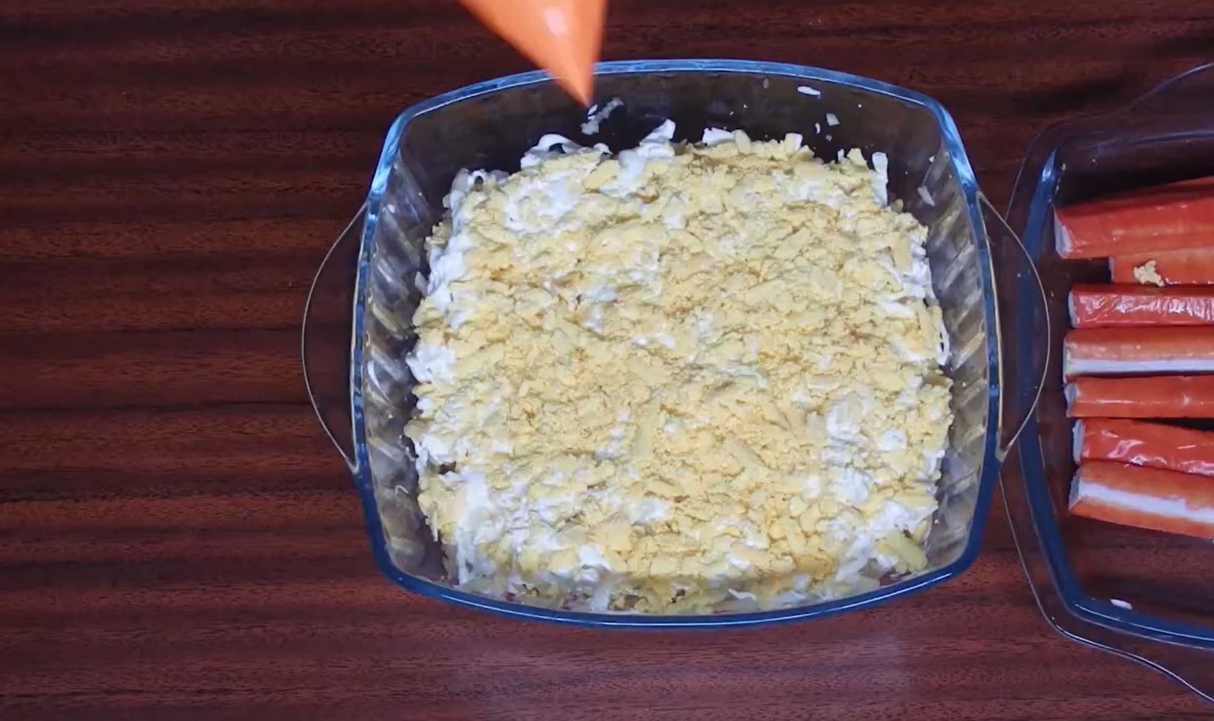 Salade de crabe aux pommes - Étape 6