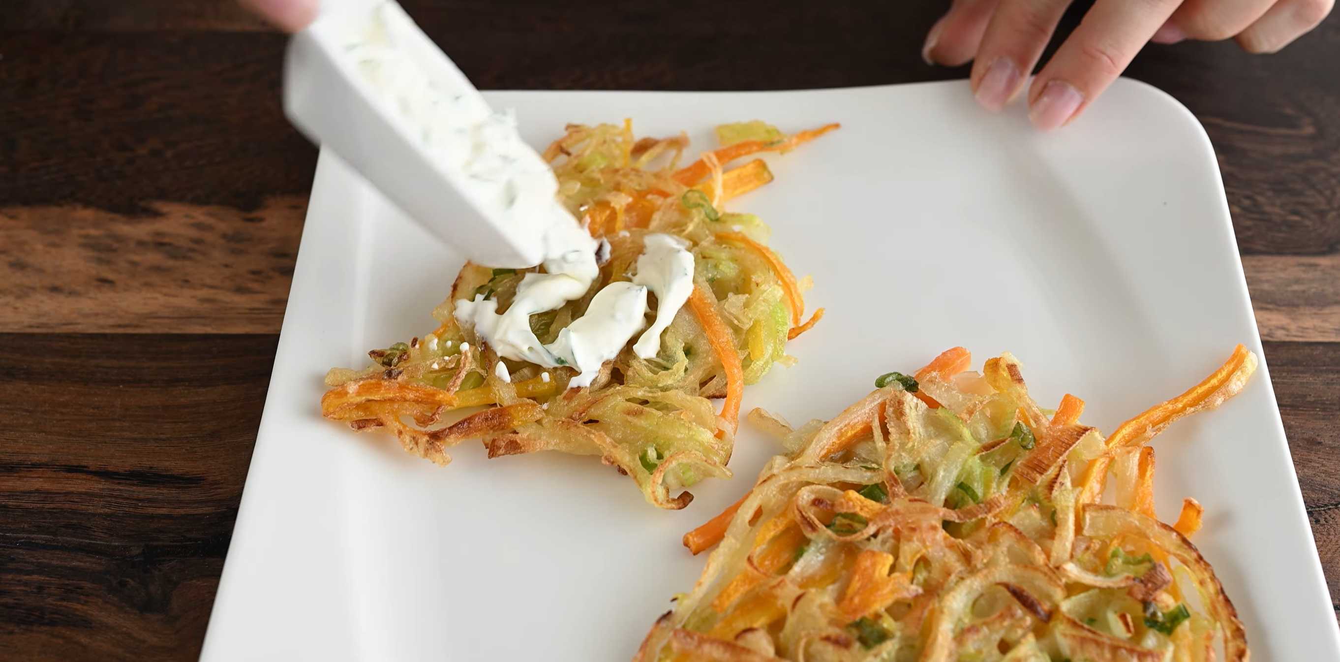 Crêpes aux oignons et aux poireaux - Étape 10