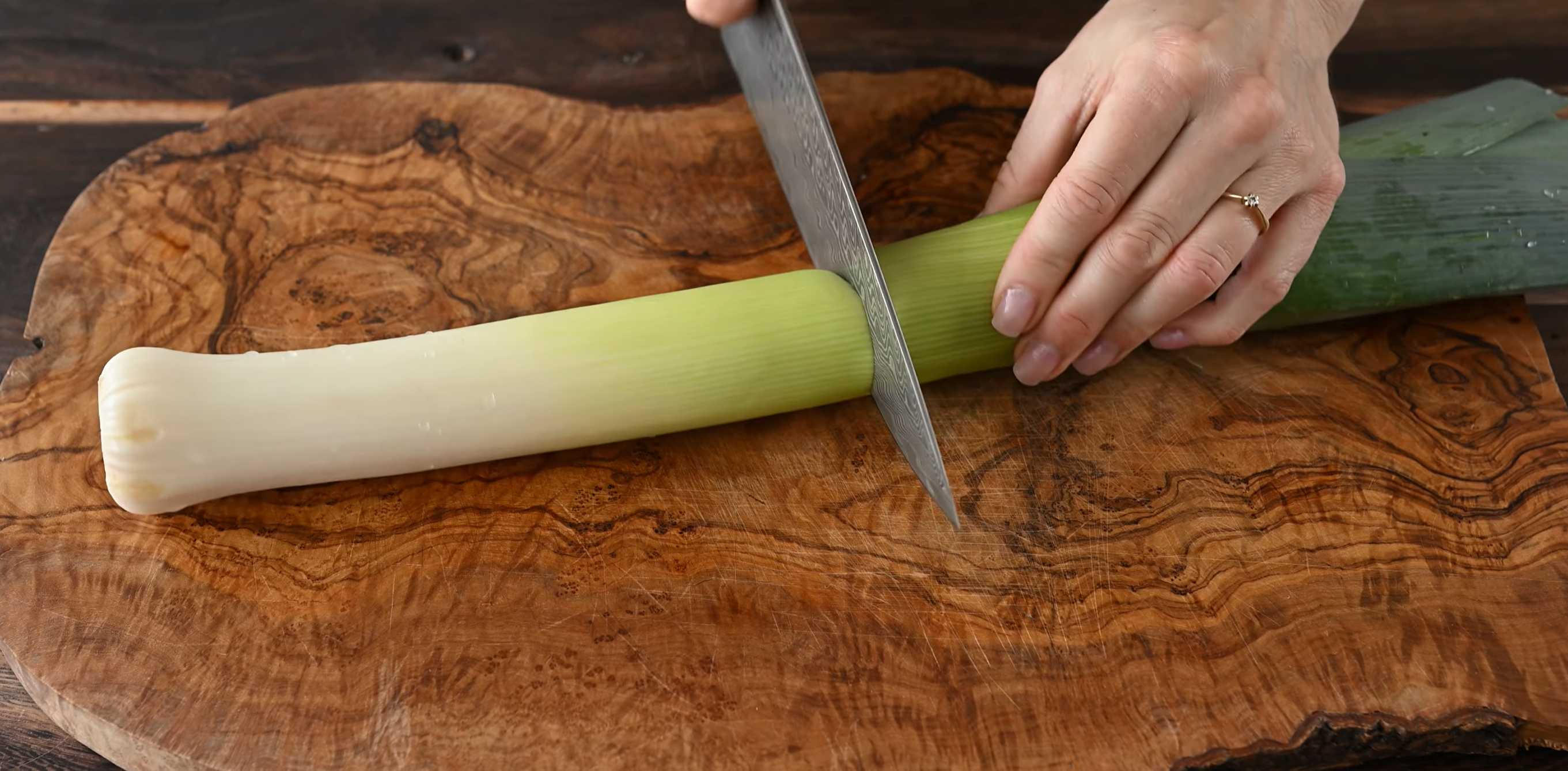 Crêpes aux oignons et aux poireaux - Étape 5