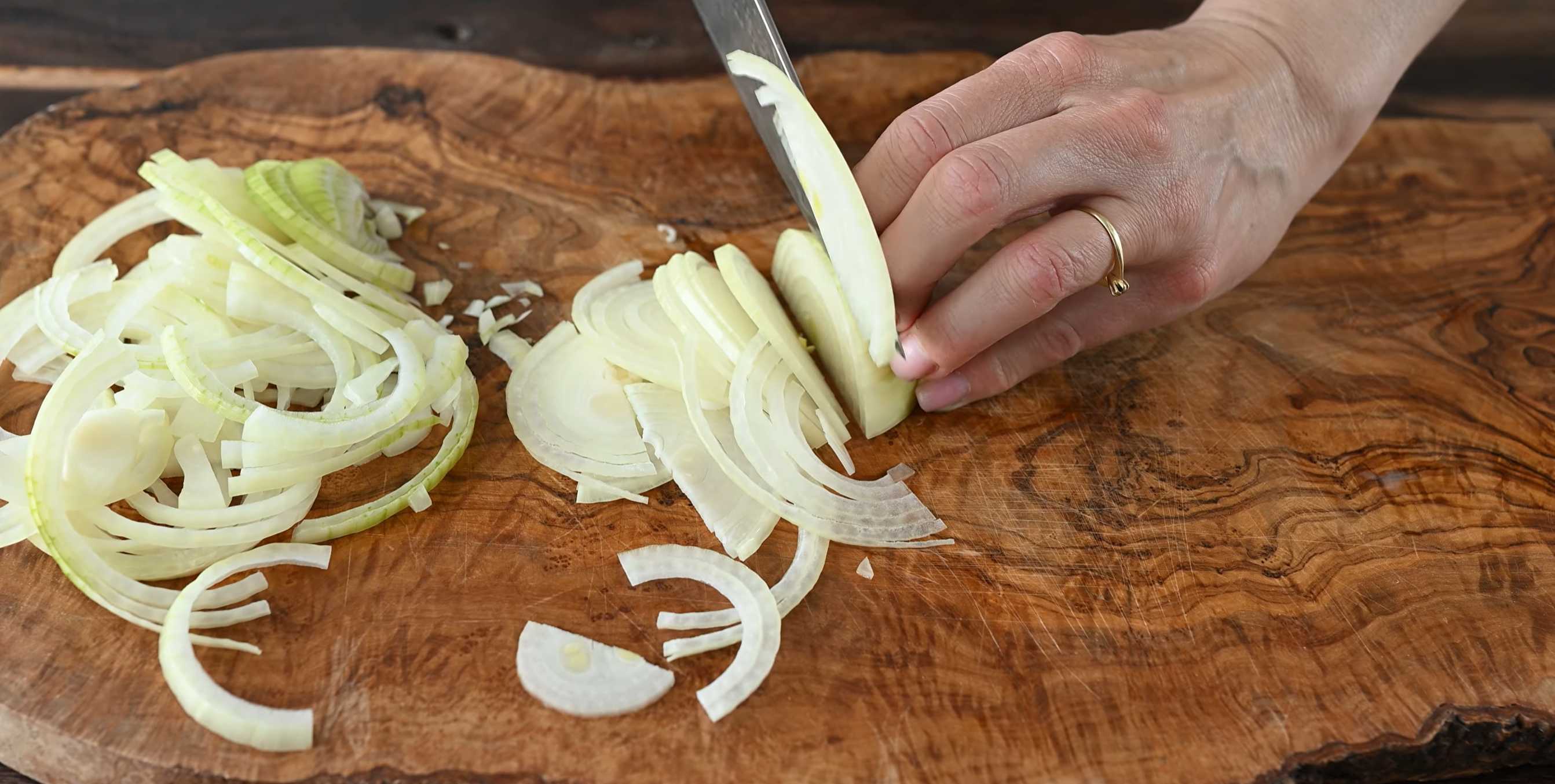 Crêpes aux oignons et aux poireaux - Étape 2