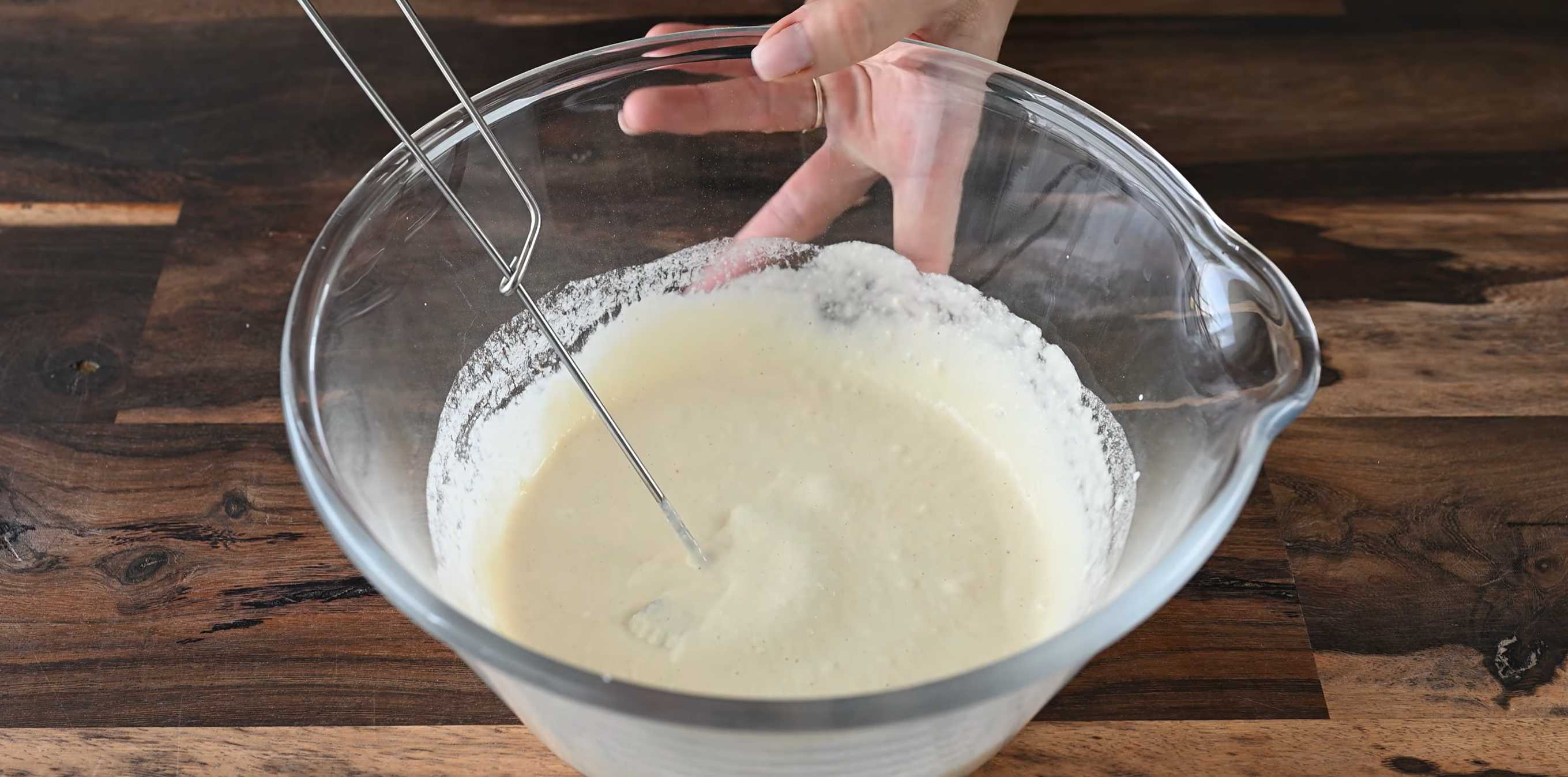 Crêpes aux oignons et aux poireaux - Étape 1