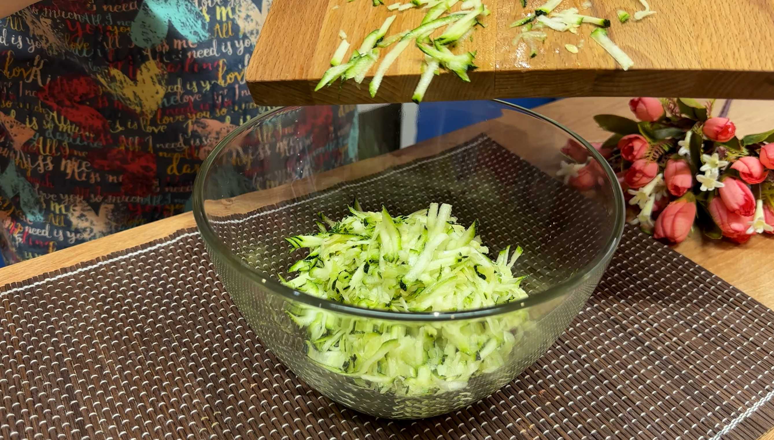 Muffins aux courgettes et aux pommes de terre - Étape 1