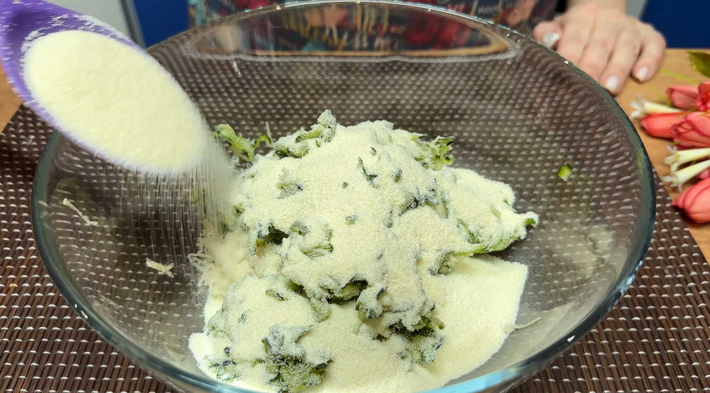 Muffins aux courgettes et aux pommes de terre - Étape 4