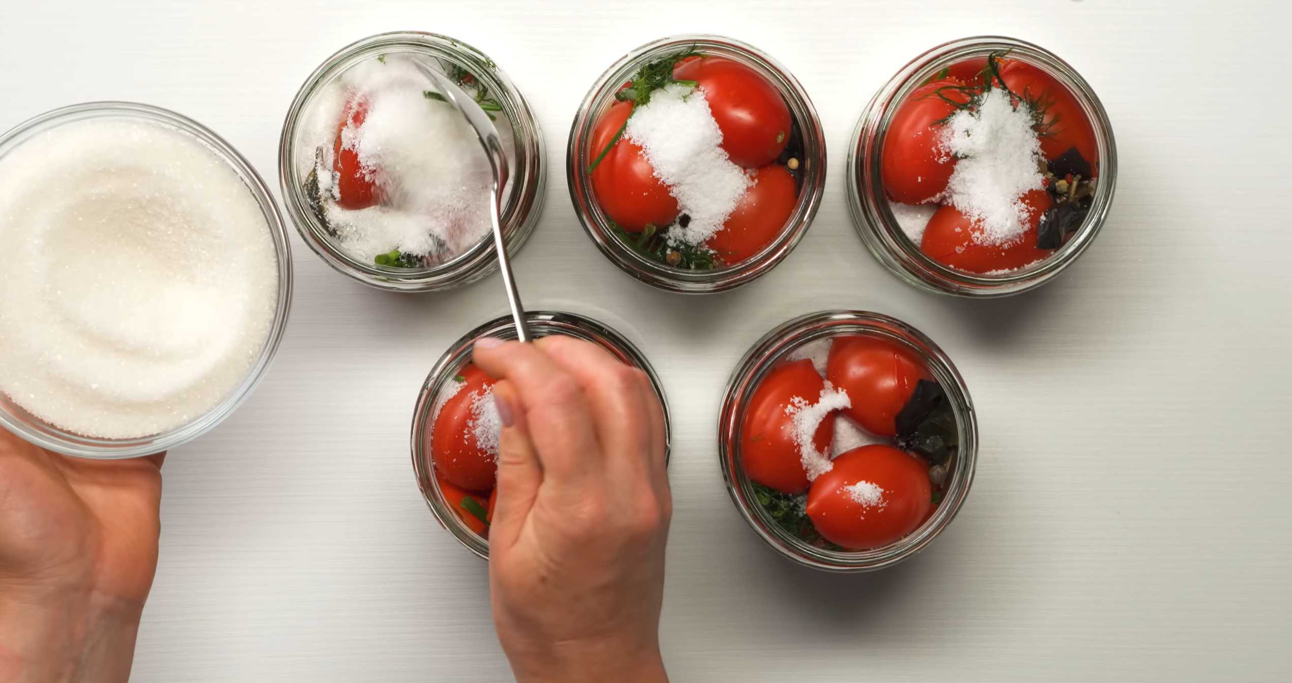 Tomates marinées en conserve - Étape 8