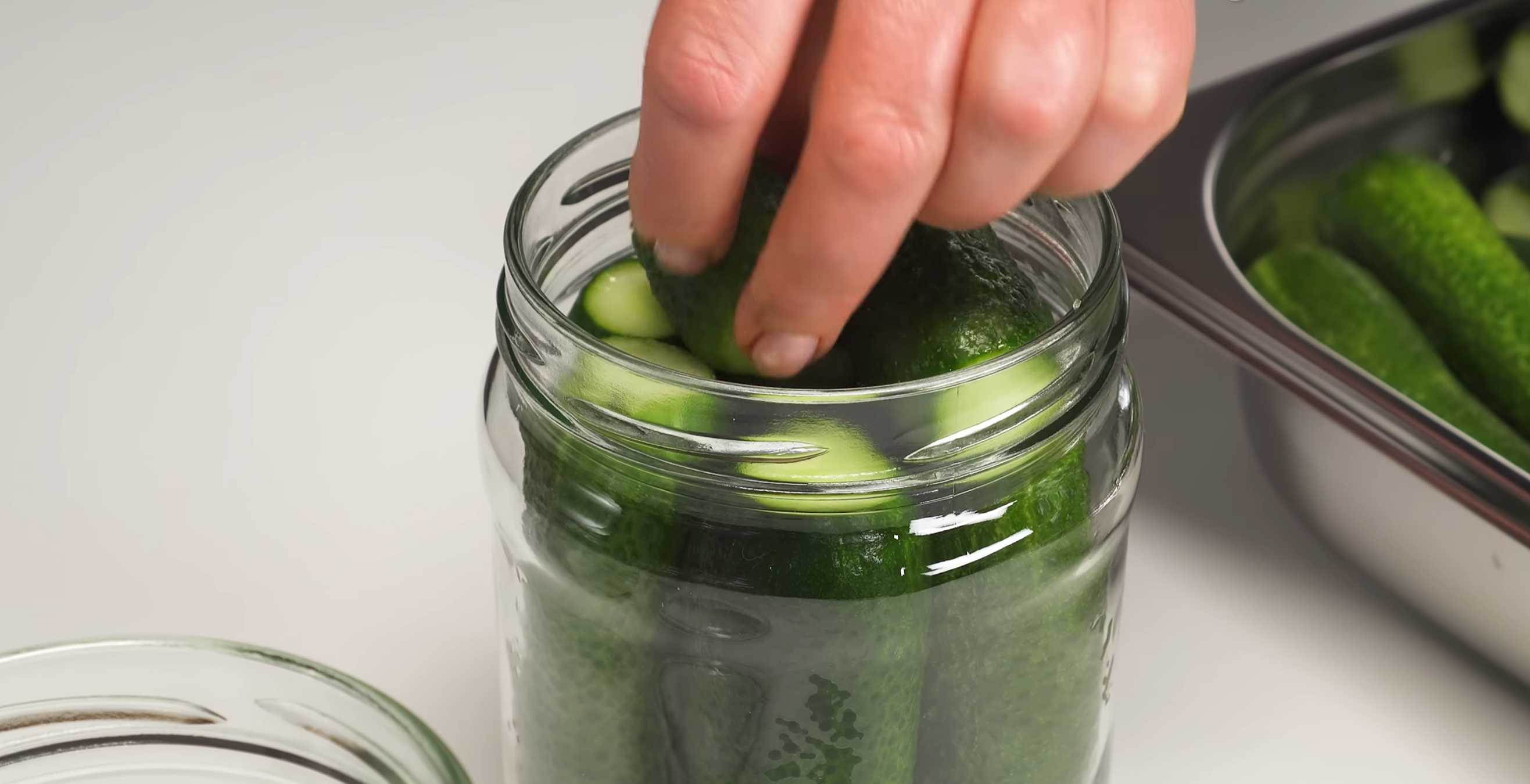 Concombres marinés dans une marinade légère - Étape 6