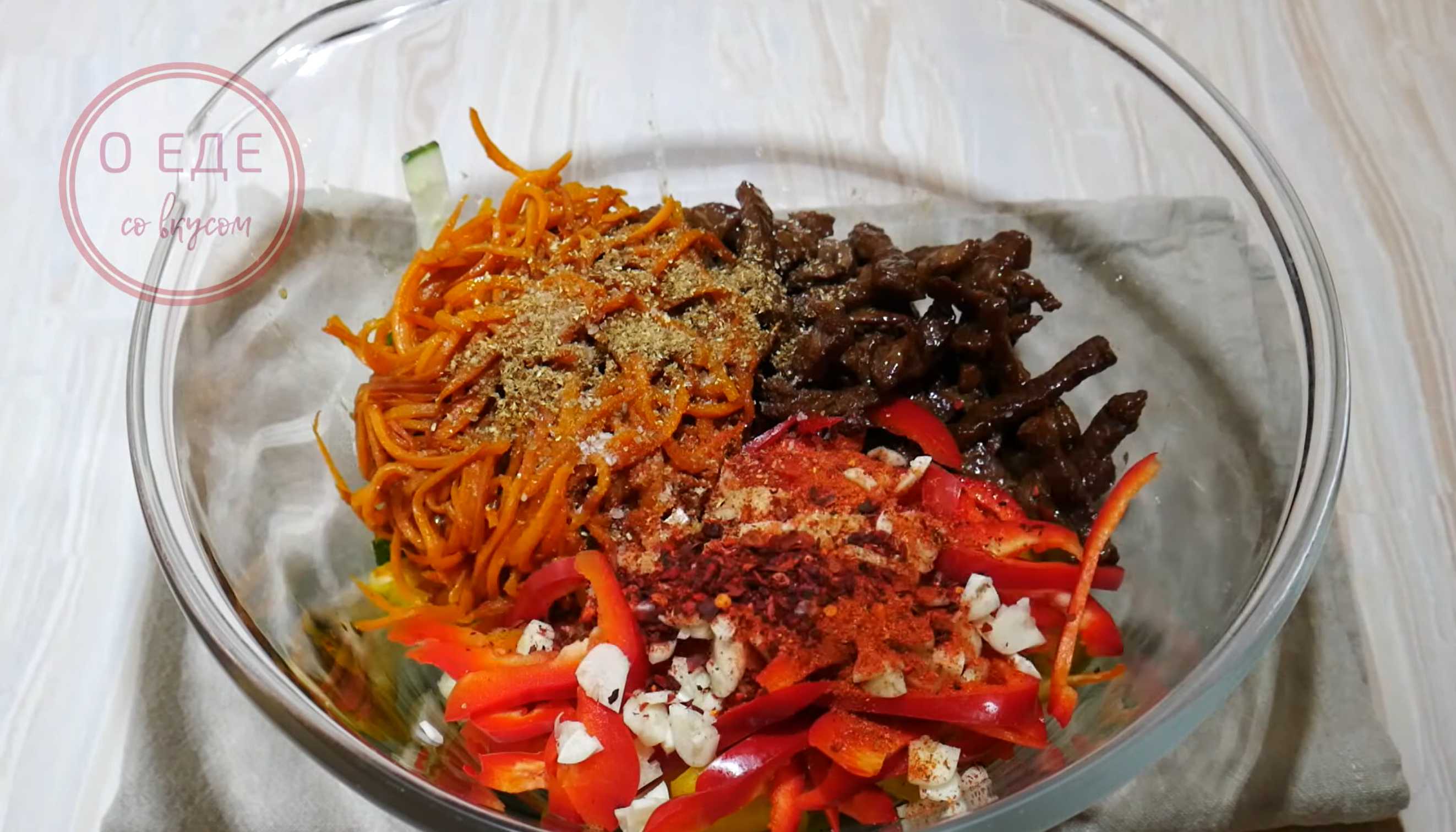 Salade de nouilles Ashlanfu copieuse - Étape 11