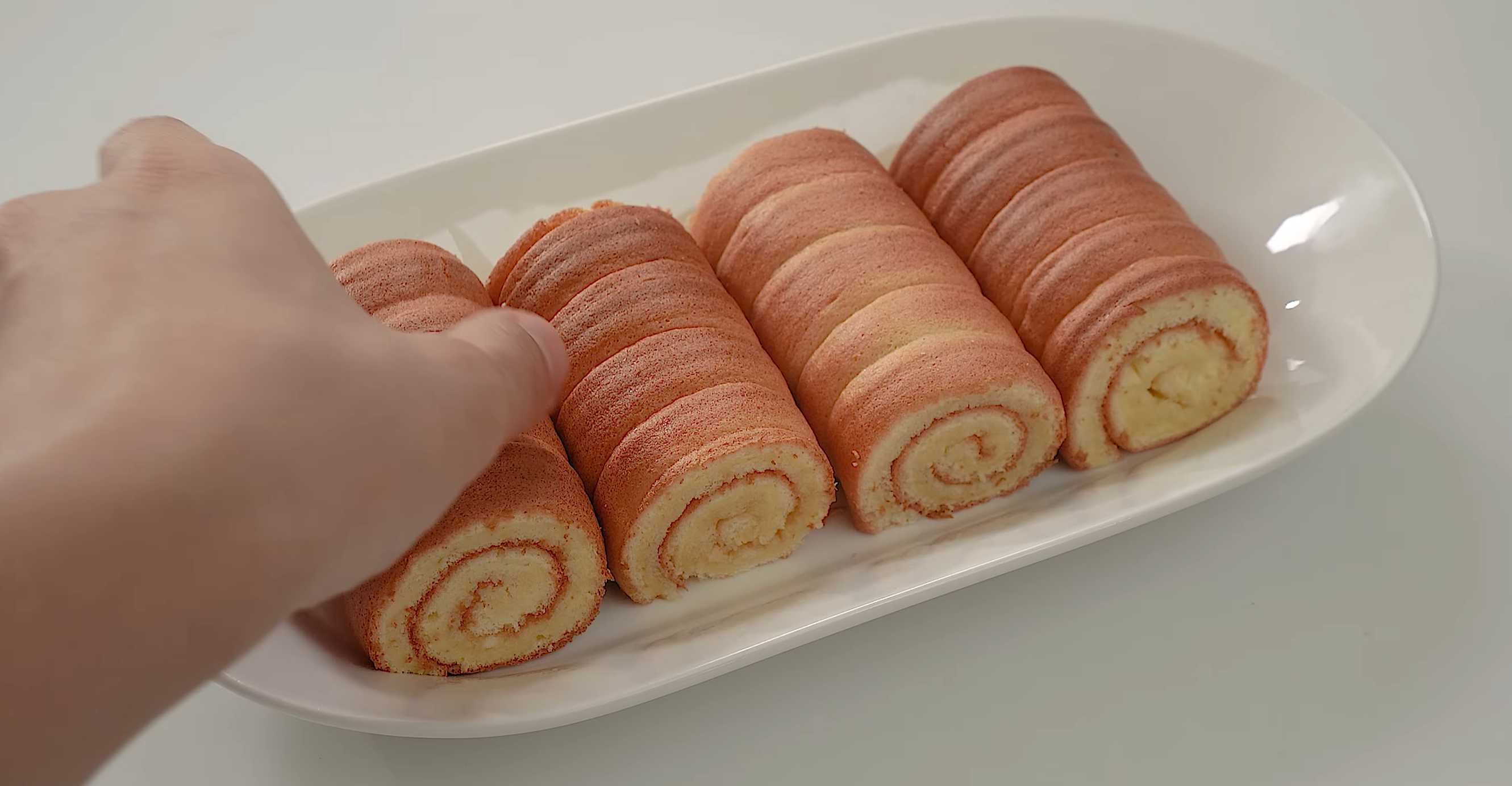 Rouleaux de génoise tendres - Étape 17