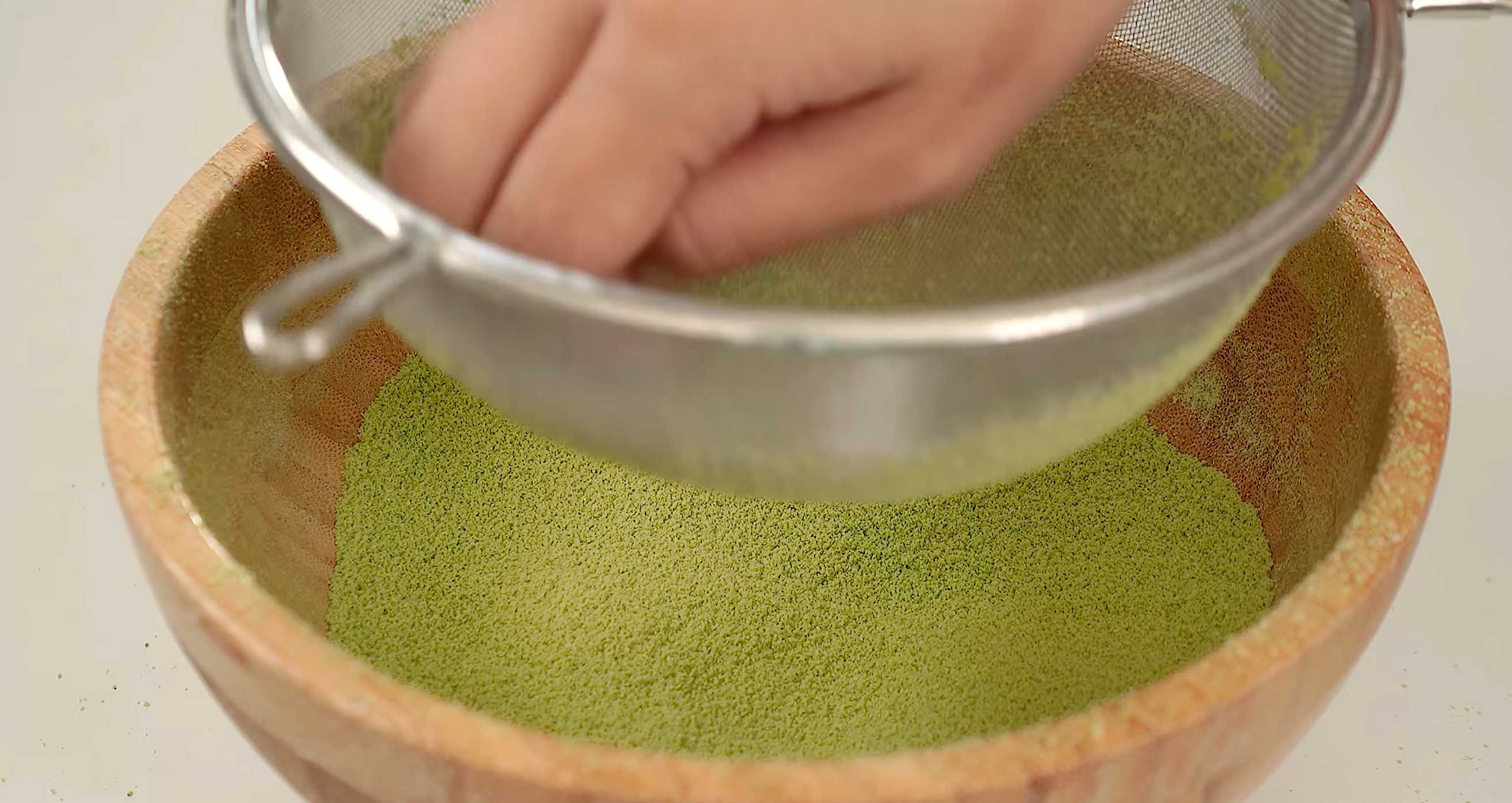 Macarons maison à la crème de thé vert - Étape 1