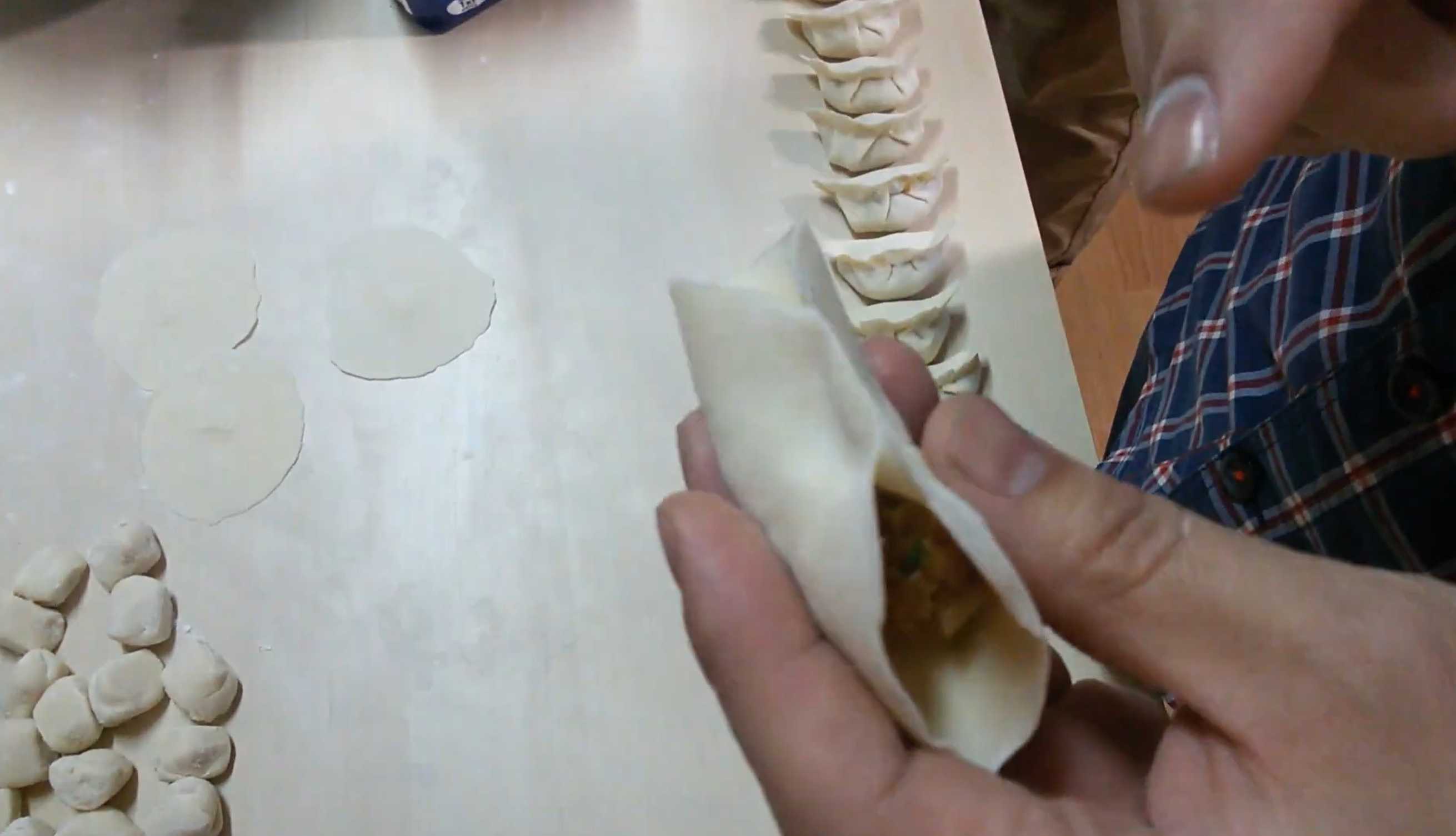 Raviolis Jiaozi chinois - Étape 14