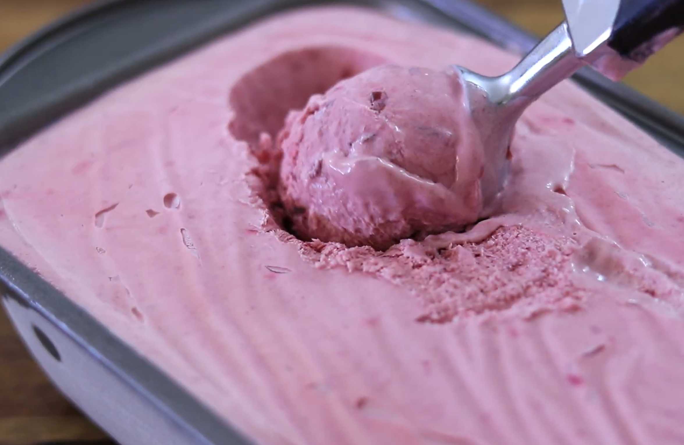 Glace maison aux cerises - Étape 5