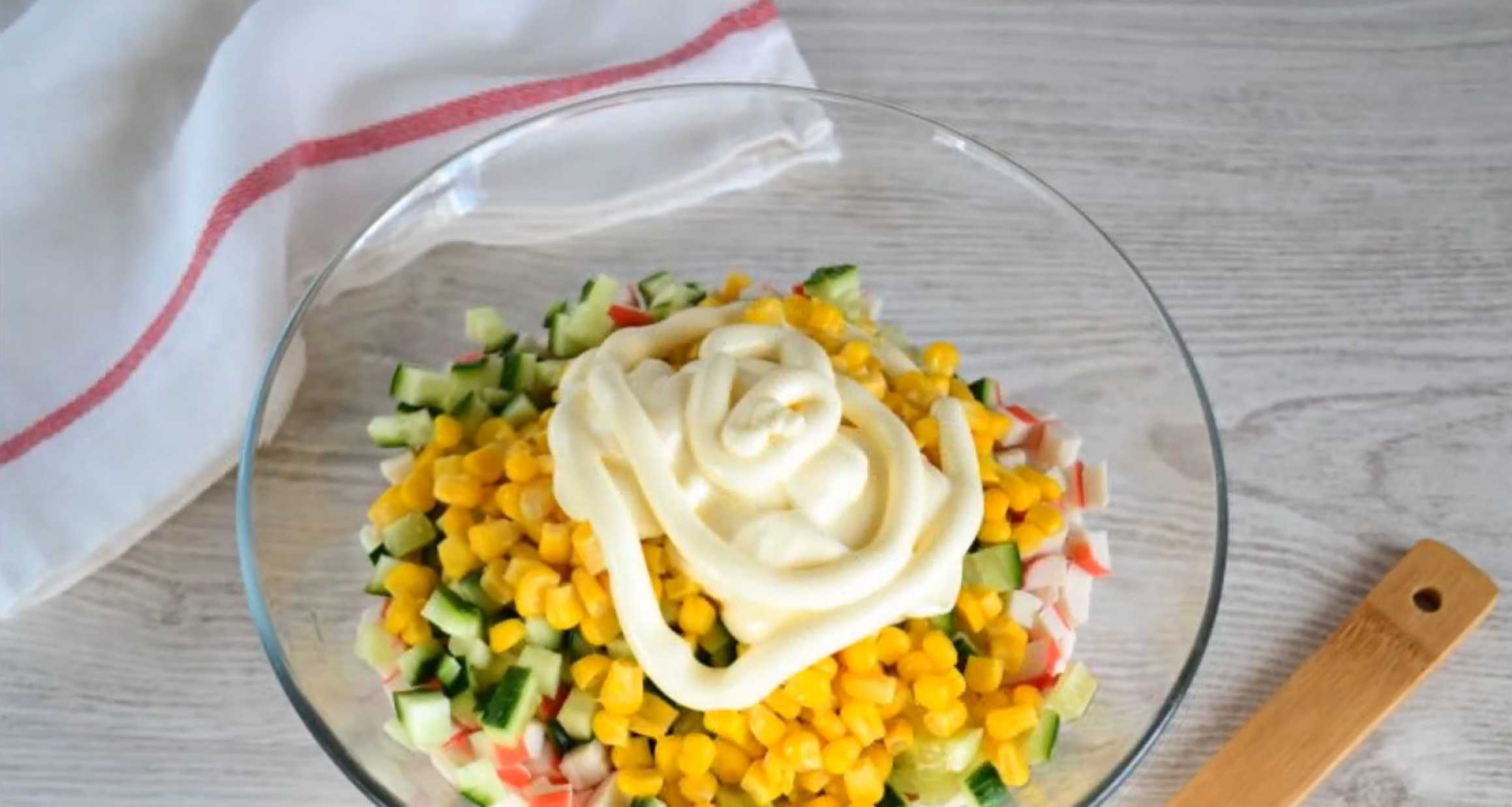 Salade de crabe aux saucisses - Étape 6