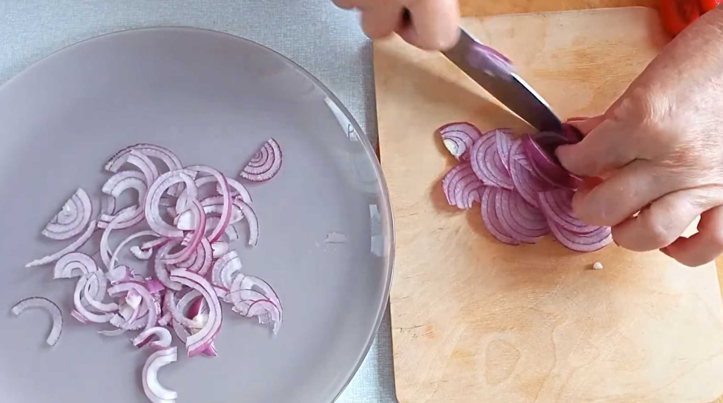 Salade de crabe sans mayonnaise - Étape 1