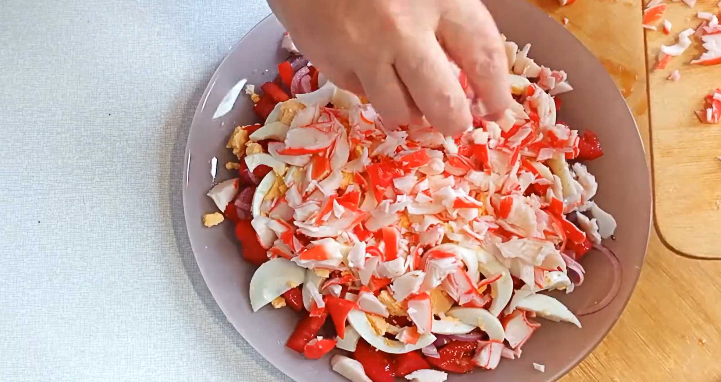 Salade de crabe sans mayonnaise - Étape 5