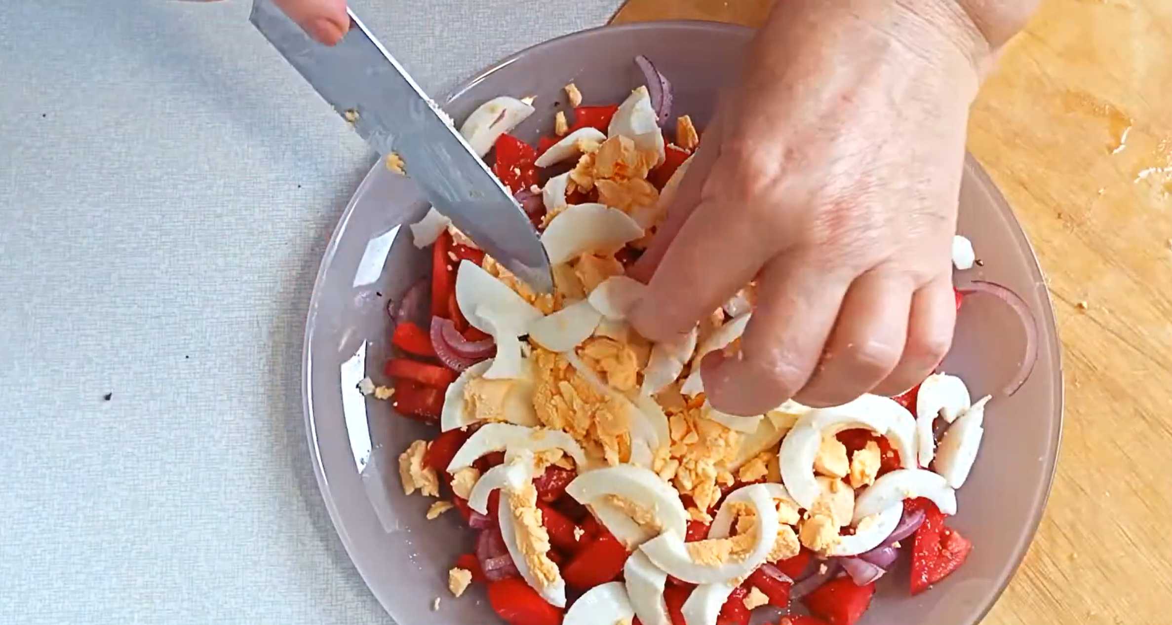 Salade de crabe sans mayonnaise - Étape 4