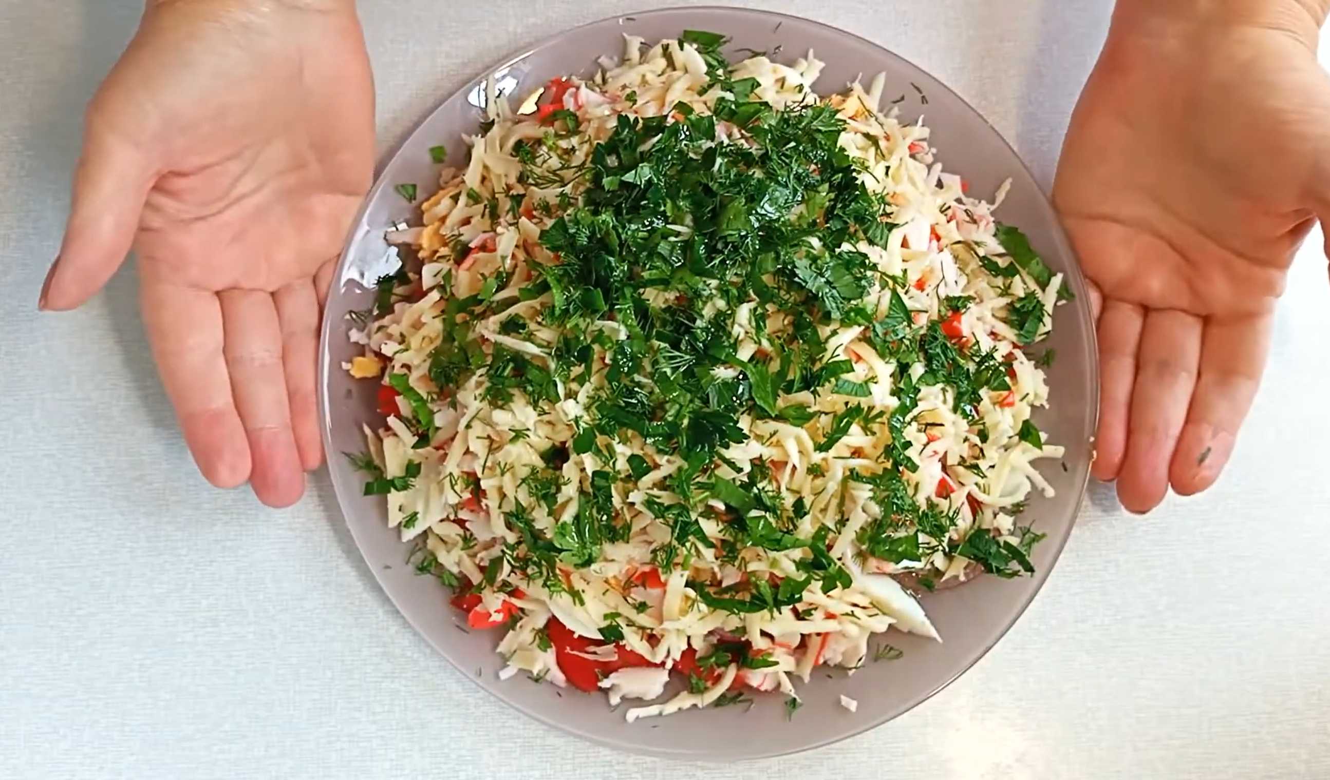 Salade de crabe sans mayonnaise - Étape 8
