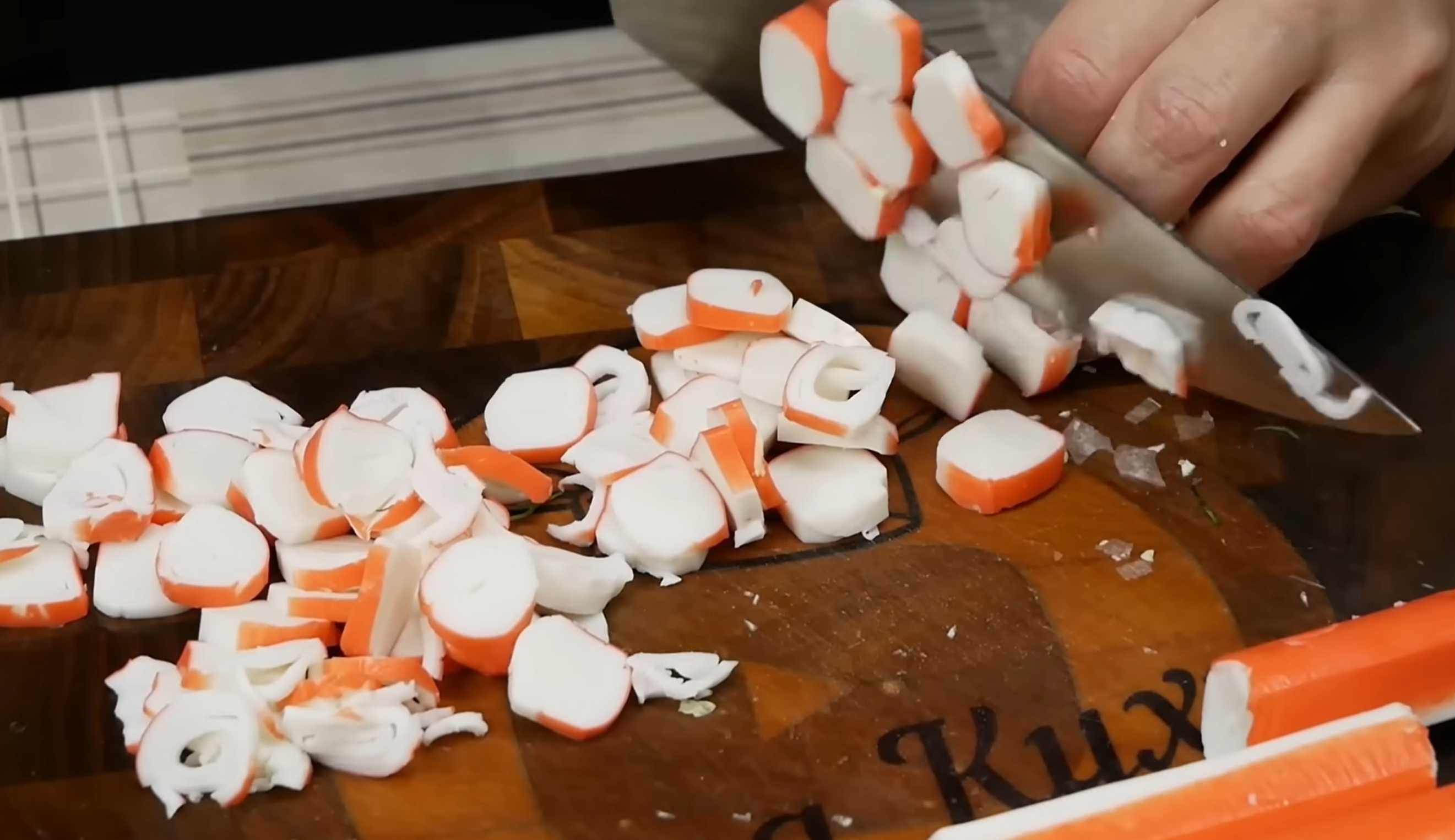 Salade de crabe au chou chinois - Étape 3