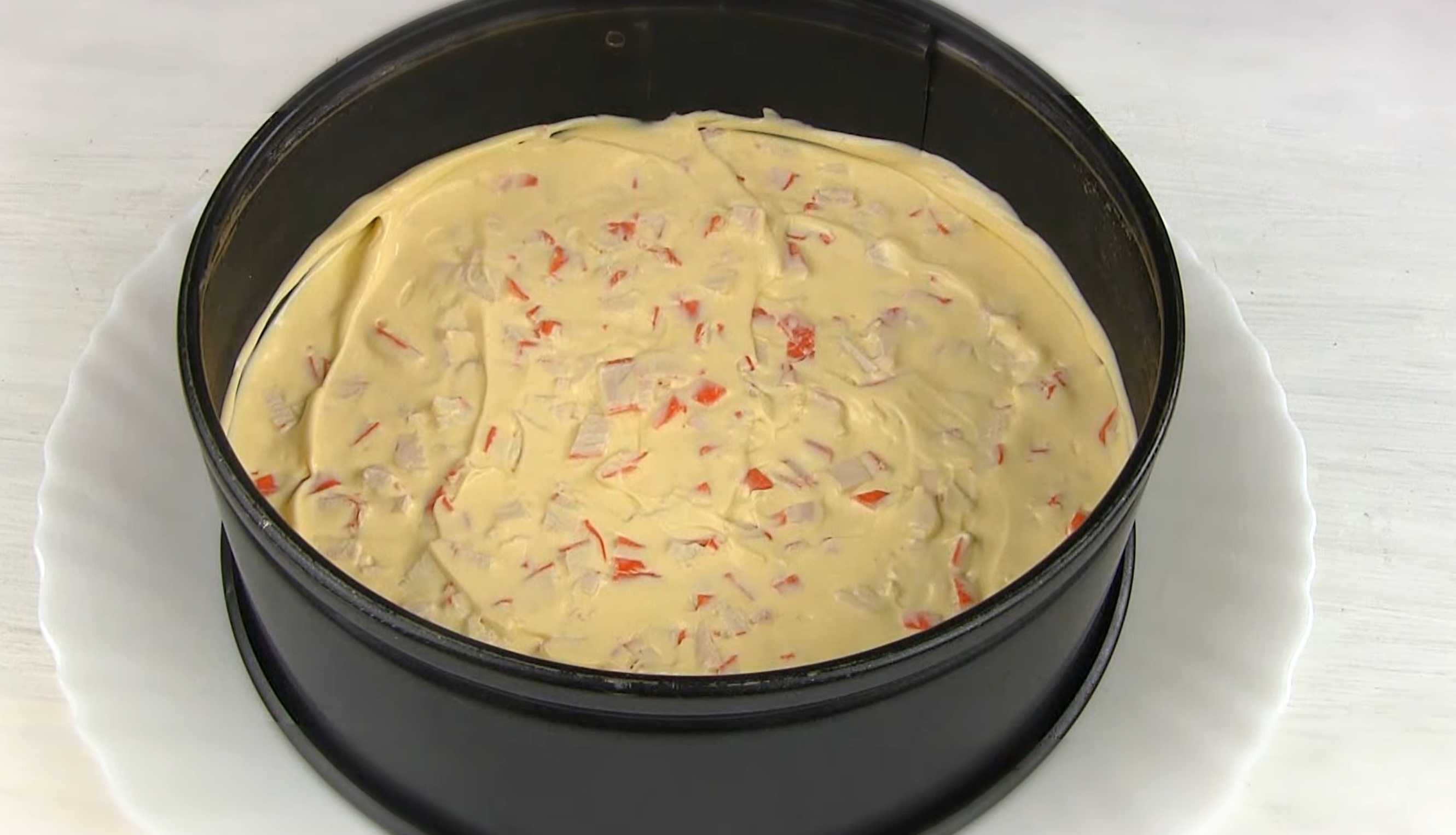 Salade de crabe aux champignons - Étape 2