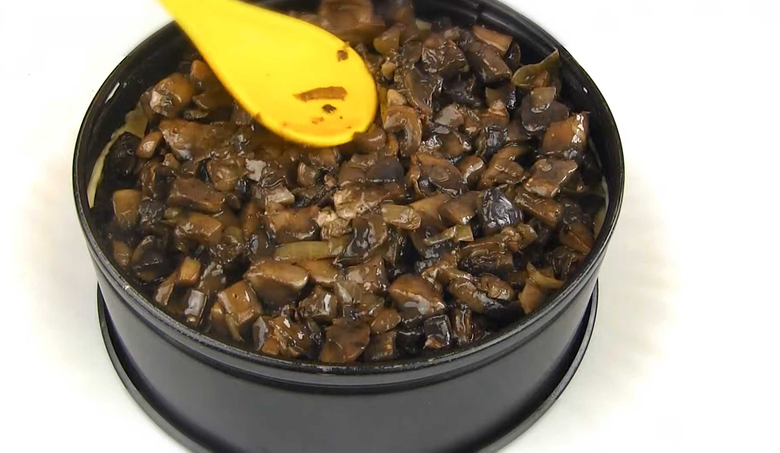 Salade de crabe aux champignons - Étape 4