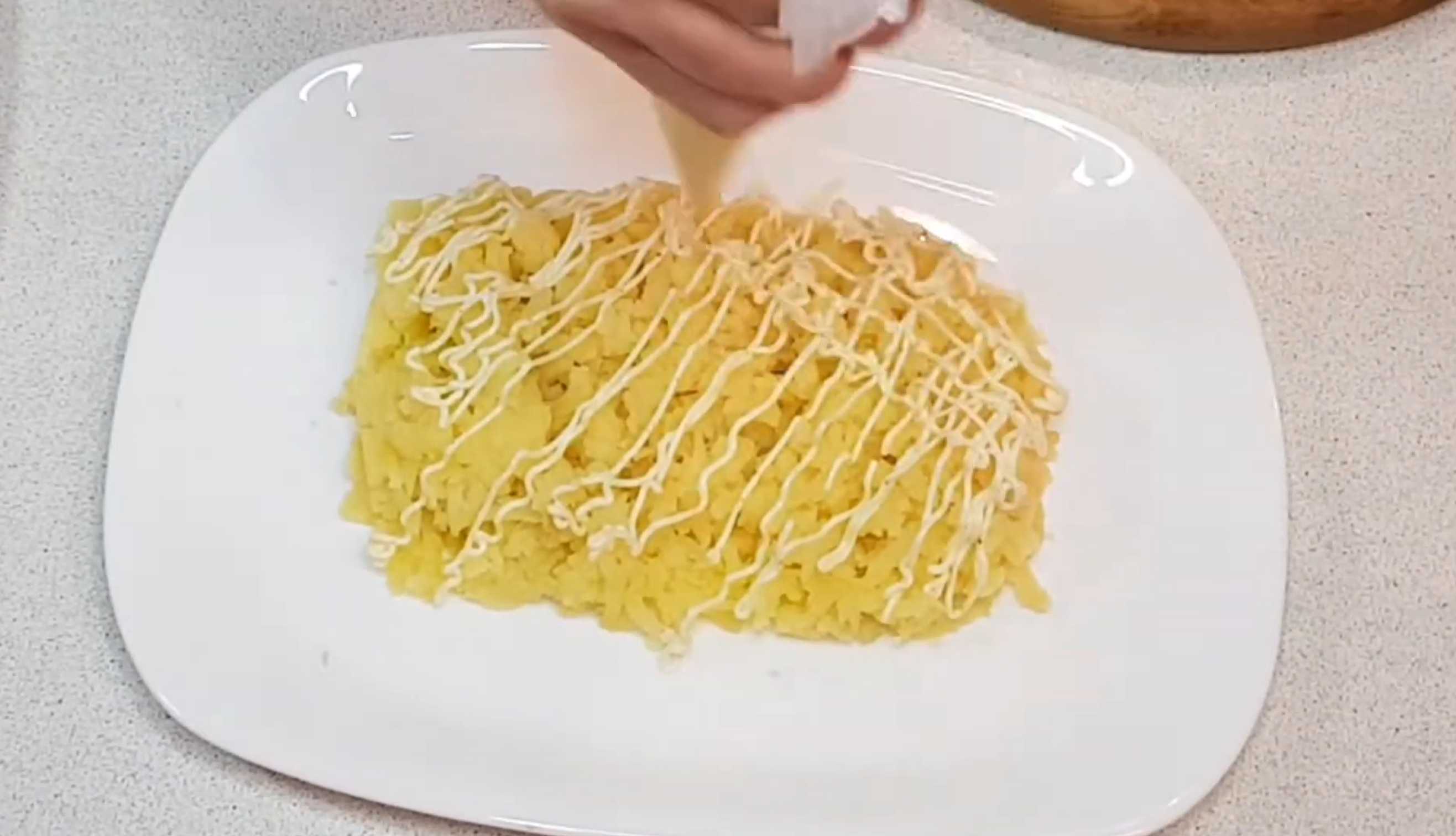 Olivier sous un manteau de fourrure - Étape 3