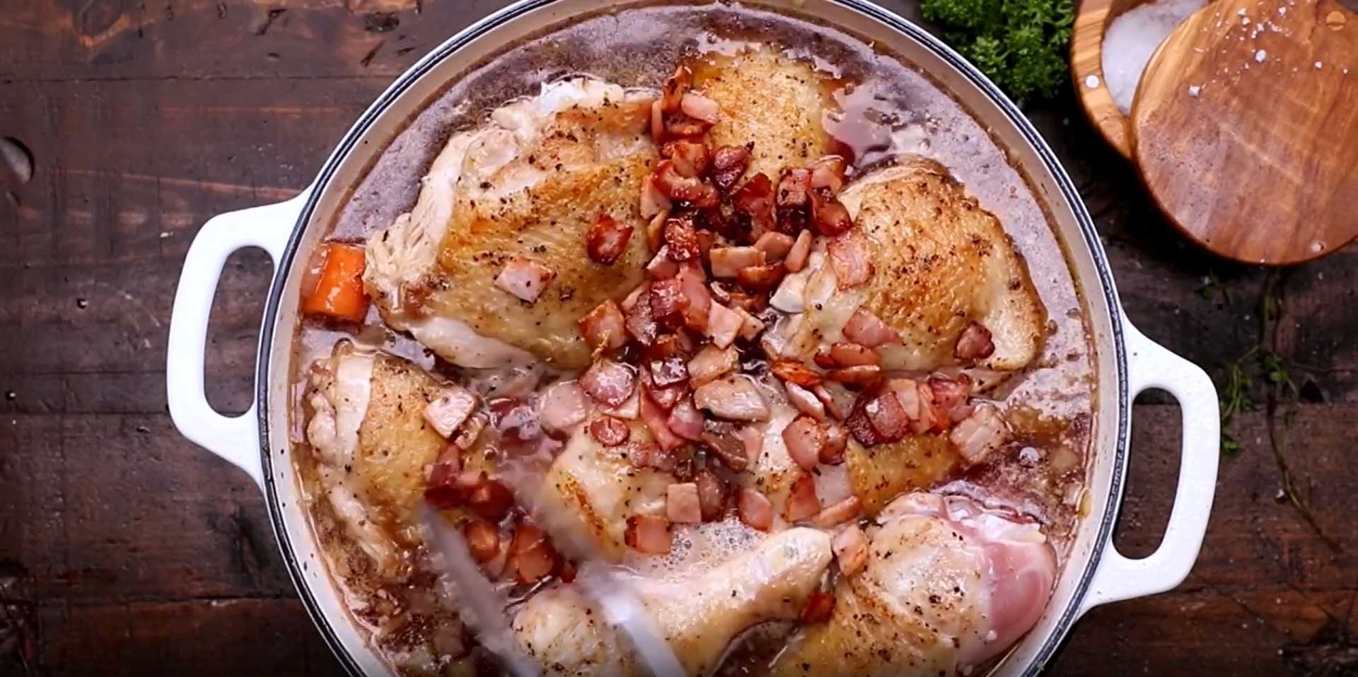 Le coq dans le vin - Étape 9