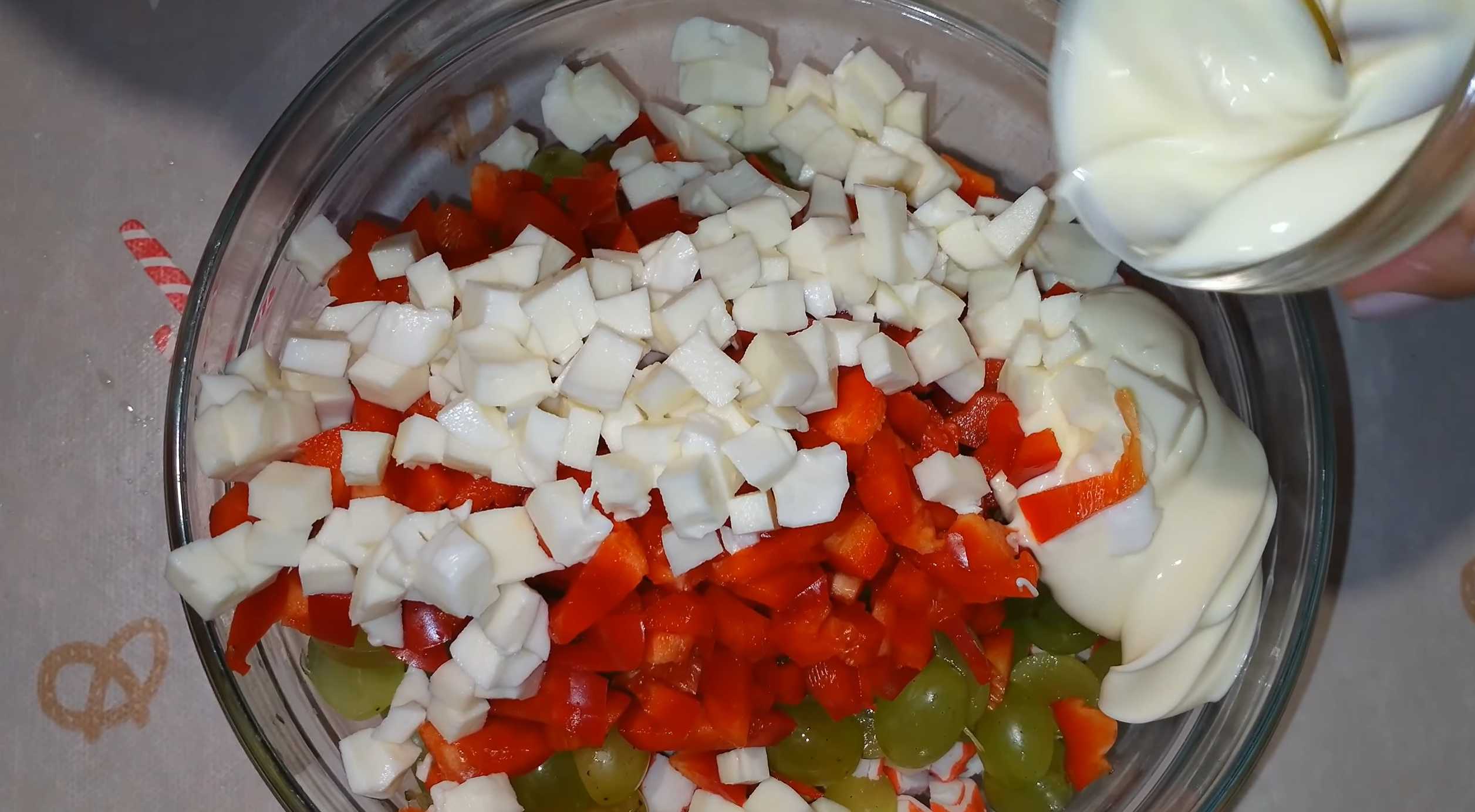 Salade de crabe aux raisins - Étape 5