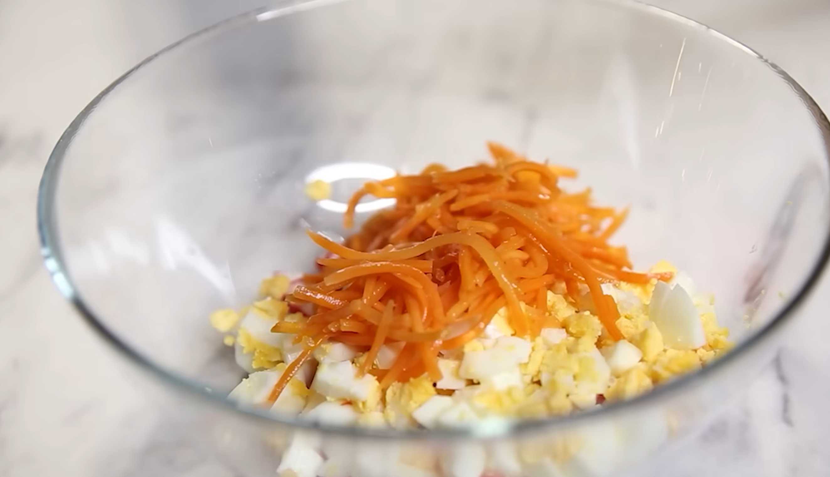 Salade de crabe sans concombre - Étape 3