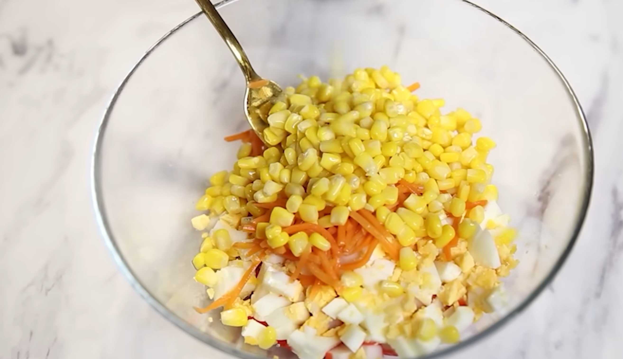 Salade de crabe sans concombre - Étape 4