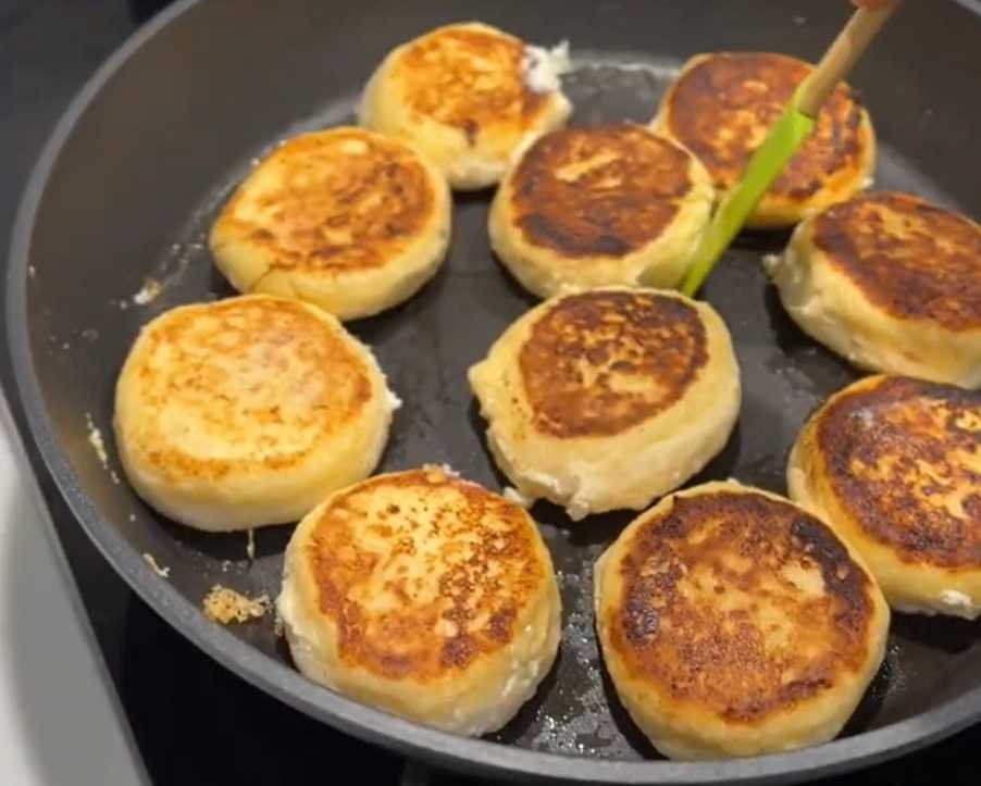 Syrniki remplis - Étape 5