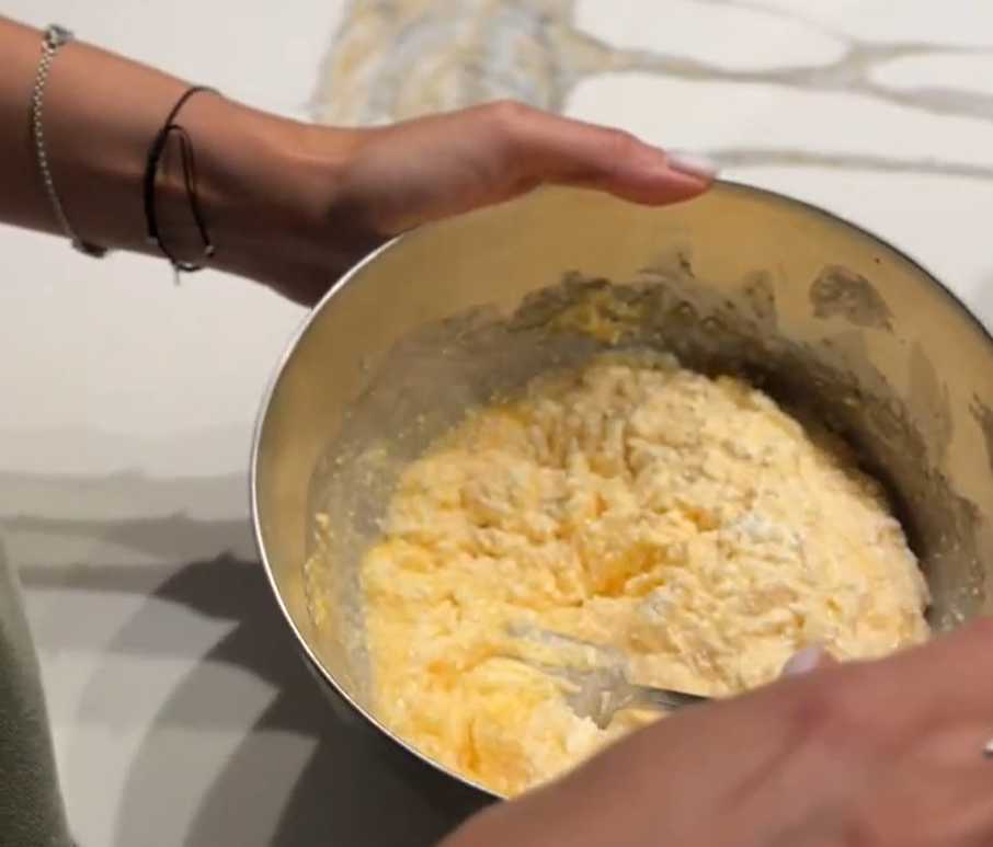 Syrniki remplis - Étape 1